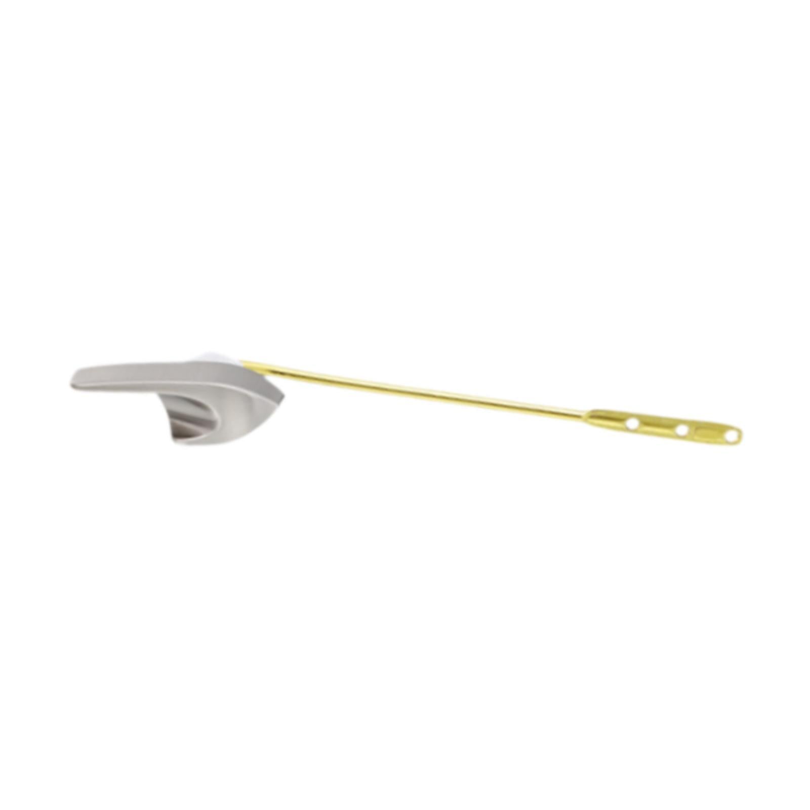 Front Mount Toilet Lever Toilet Part for Toilet Cistern Toilet Tank Home Use Silver