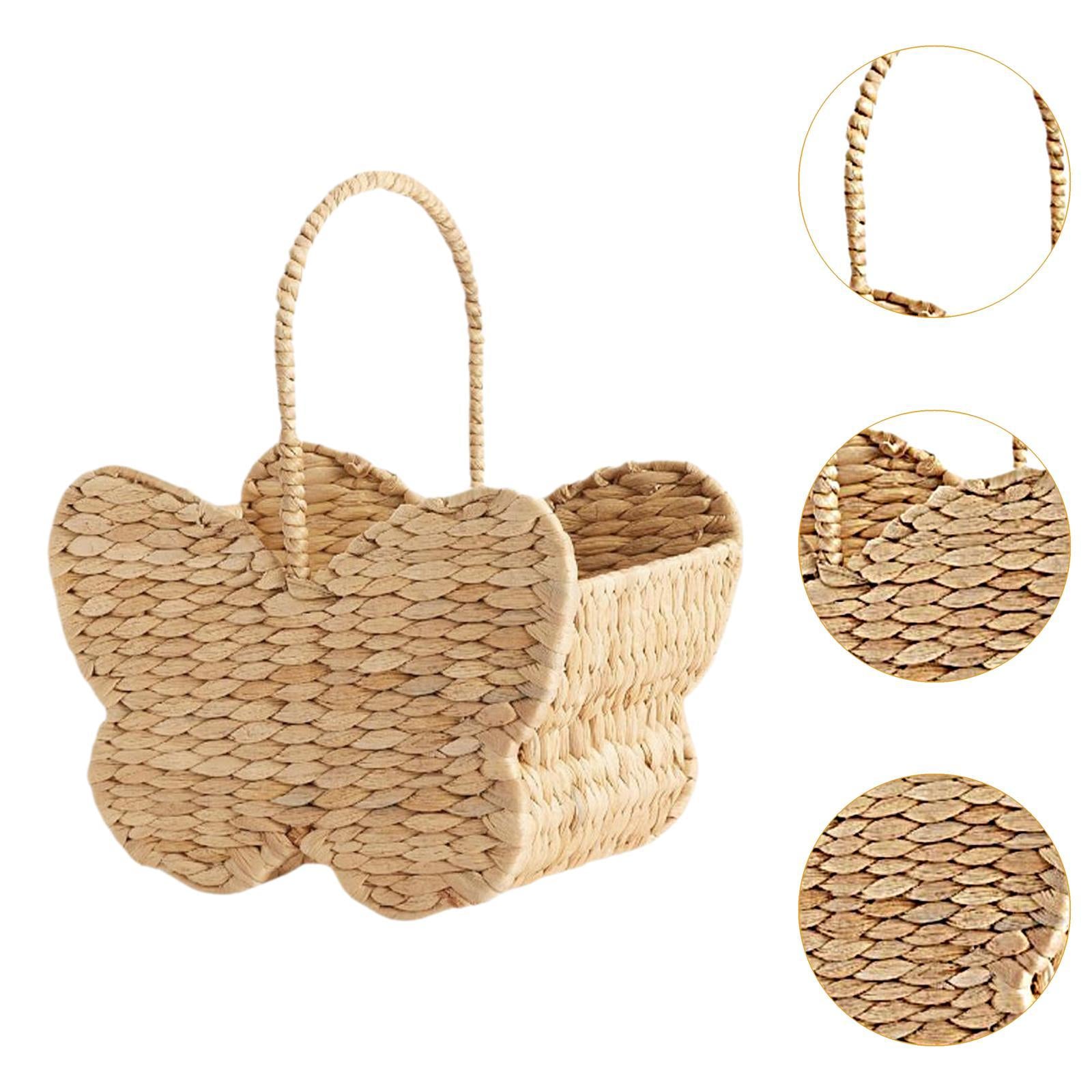 Woven Basket Art Decoration Storage Organizer for Dorm Living Room Farmhouse