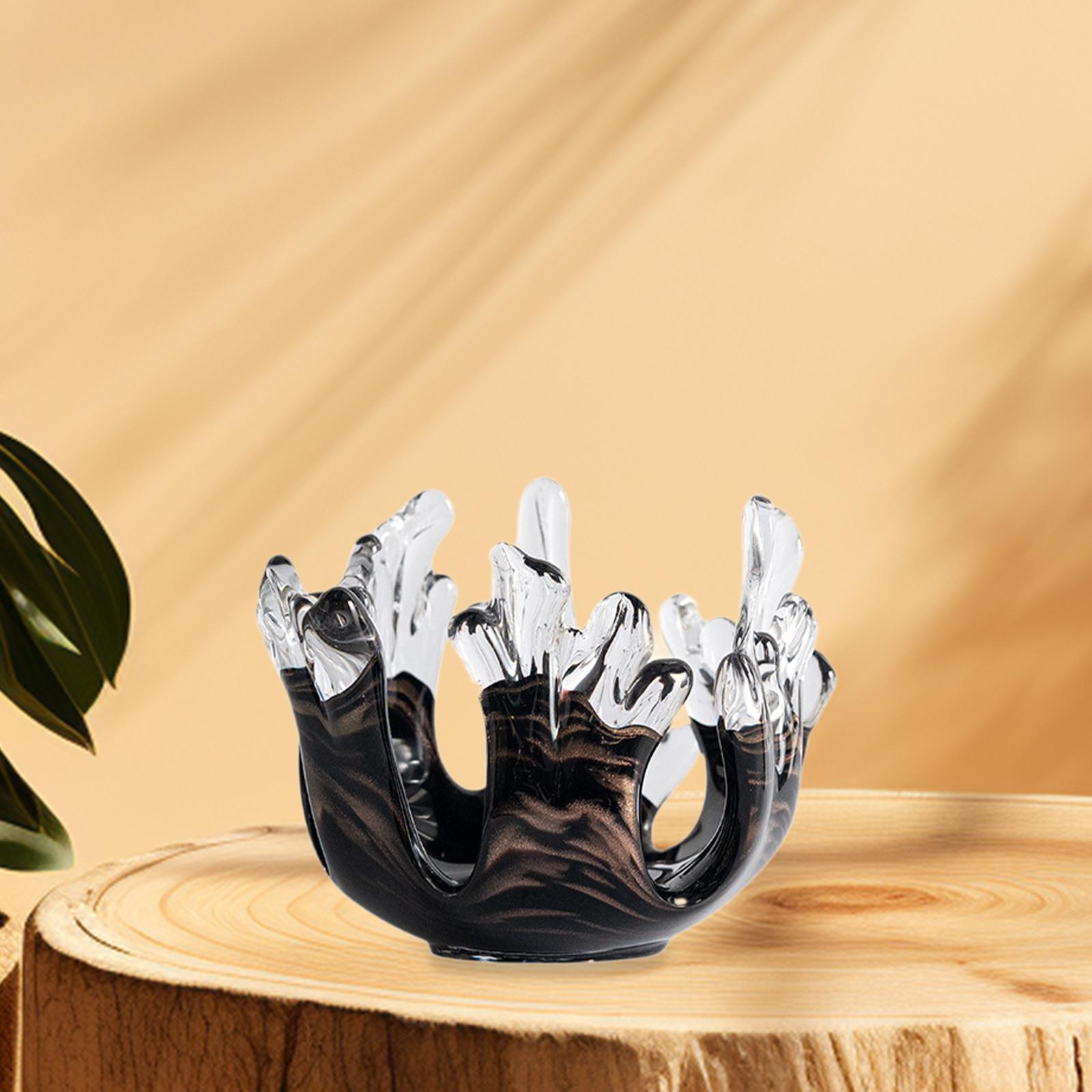 Tabletop Figurine Candle Stand Table Centerpiece Parties Gifts Candle Holder Black