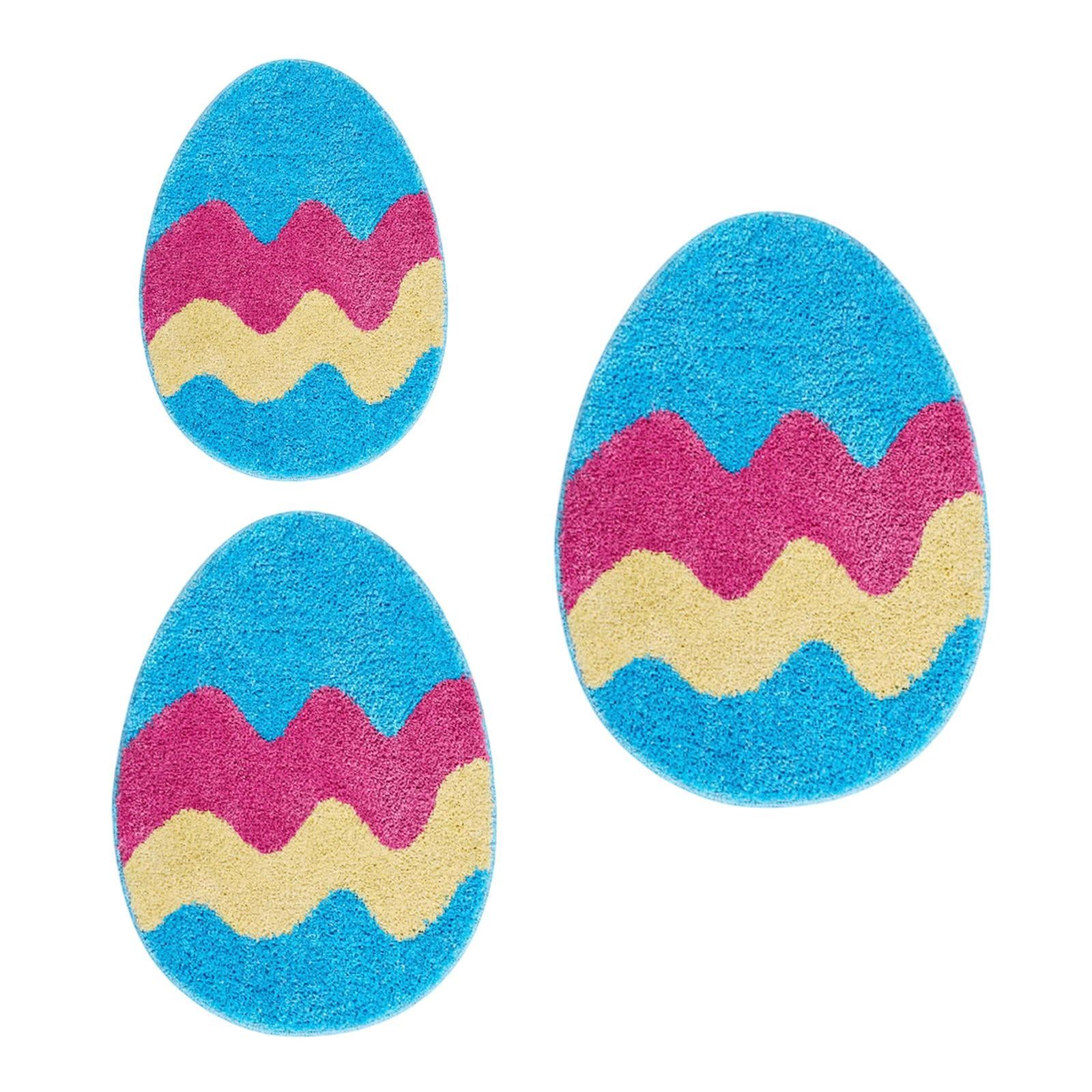 Easter Rug Water Absorbent Washable Floor Mat for Indoor Dining Room Bedroom S