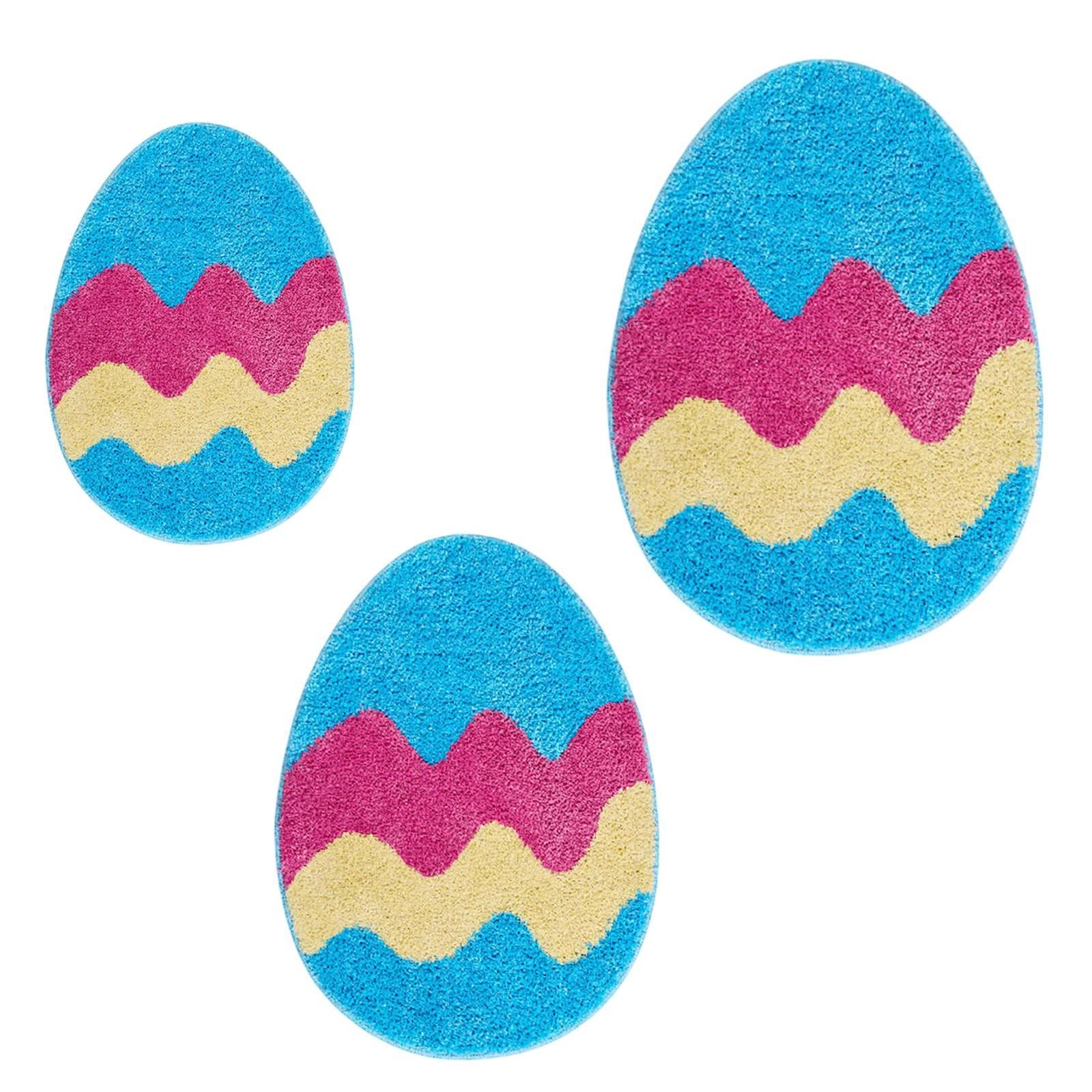 Easter Rug Water Absorbent Washable Floor Mat for Indoor Dining Room Bedroom S