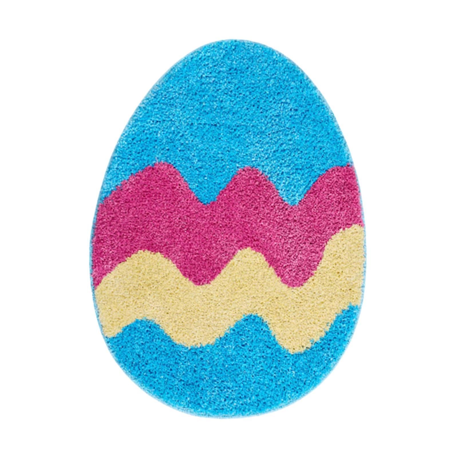 Easter Rug Water Absorbent Washable Floor Mat for Indoor Dining Room Bedroom S