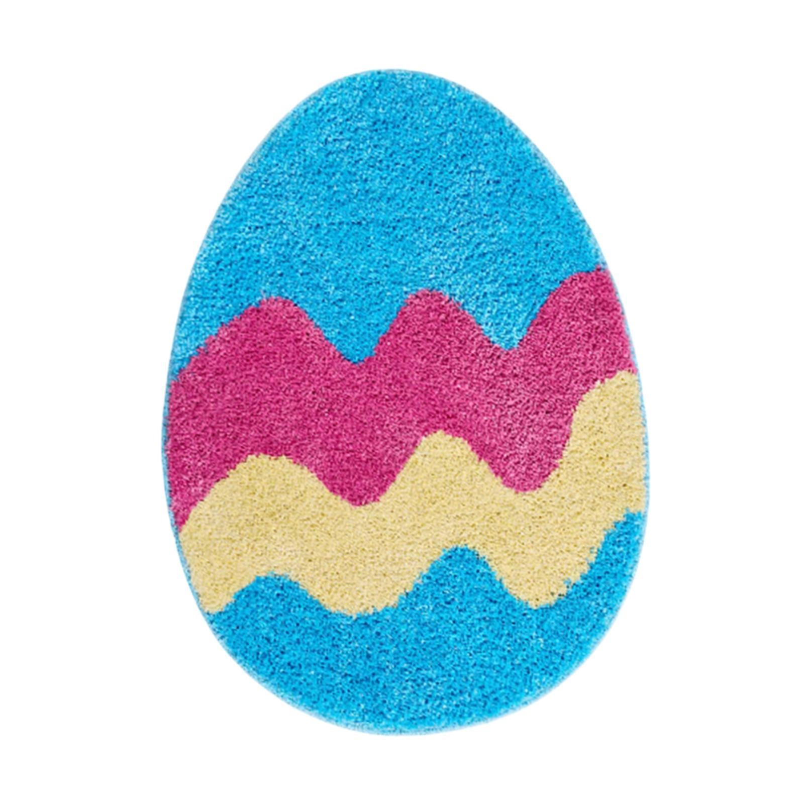 Easter Rug Water Absorbent Washable Floor Mat for Indoor Dining Room Bedroom S