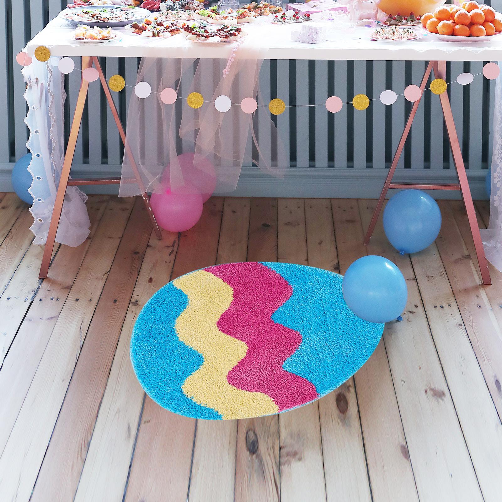Easter Rug Water Absorbent Washable Floor Mat for Indoor Dining Room Bedroom M