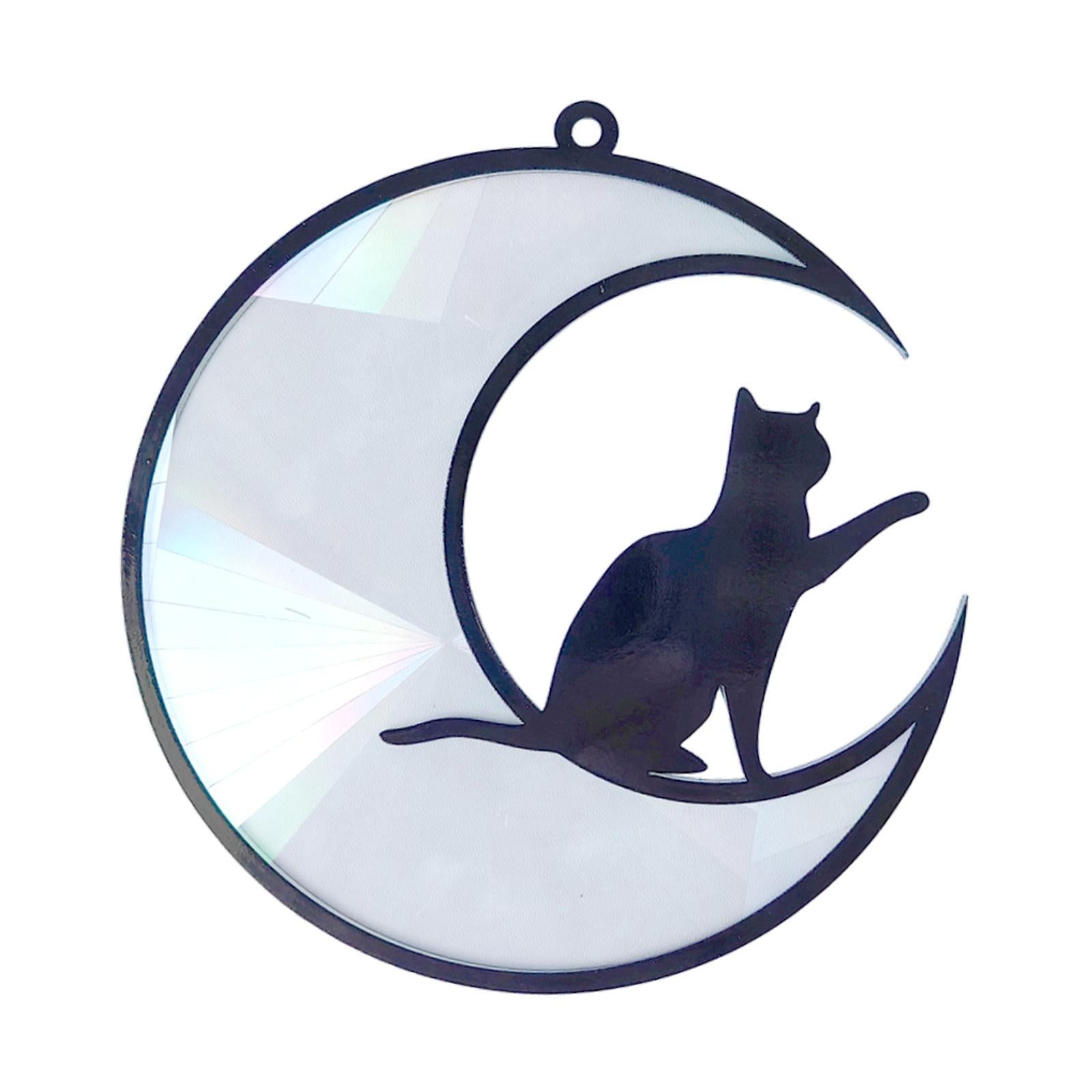 Acrylic Hanging Decoration Window Indoor Garden Easy to Hang Multifunctional Reach Hand Cat