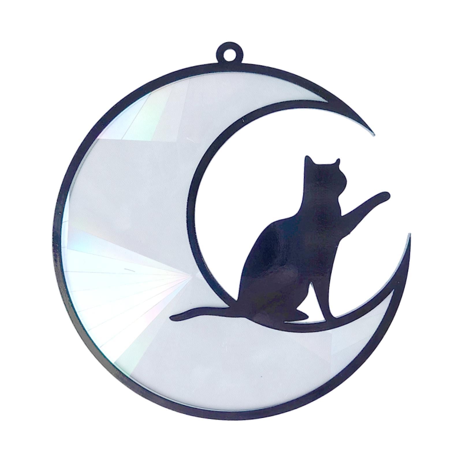 Acrylic Hanging Decoration Window Indoor Garden Easy to Hang Multifunctional Reach Hand Cat