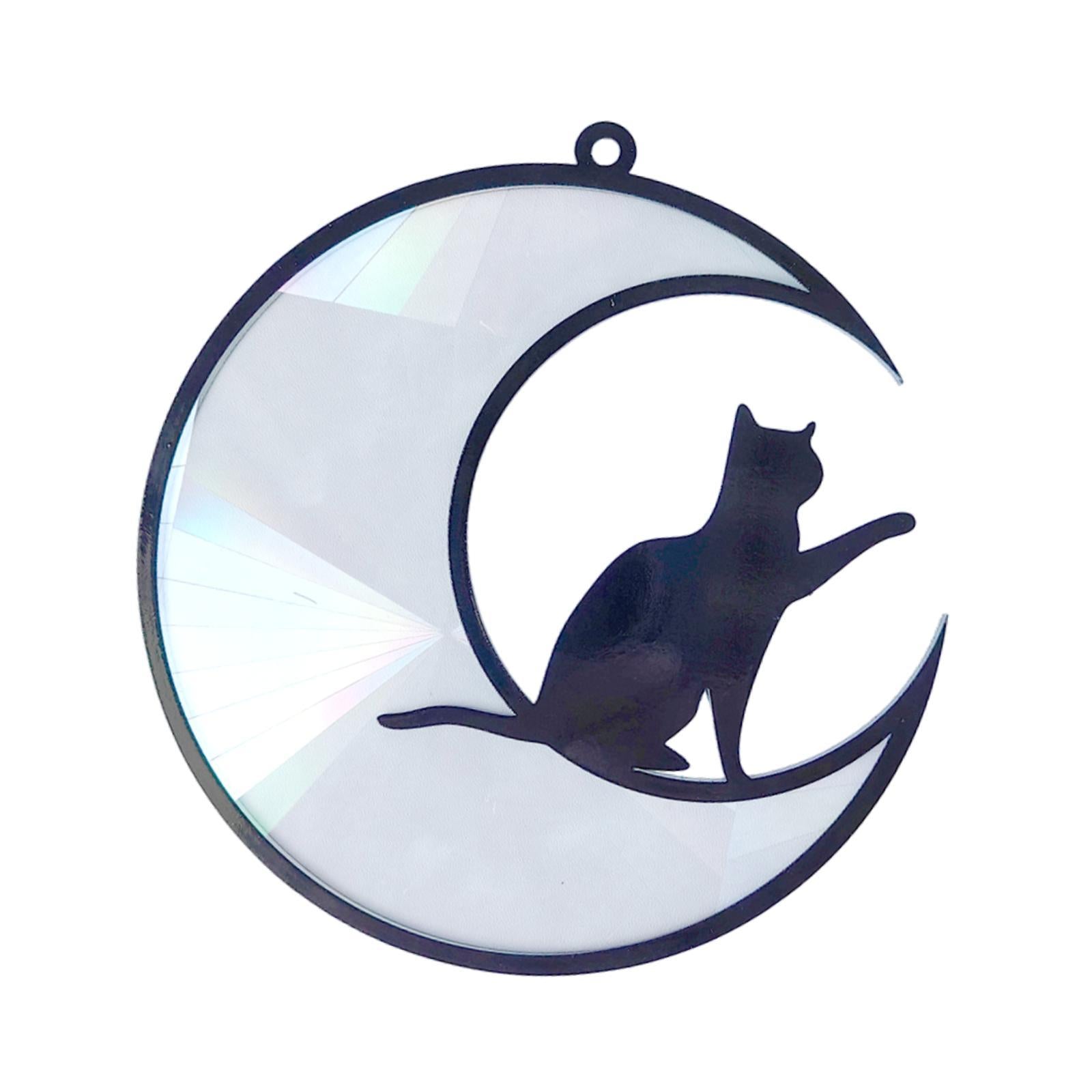 Acrylic Hanging Decoration Window Indoor Garden Easy to Hang Multifunctional Reach Hand Cat