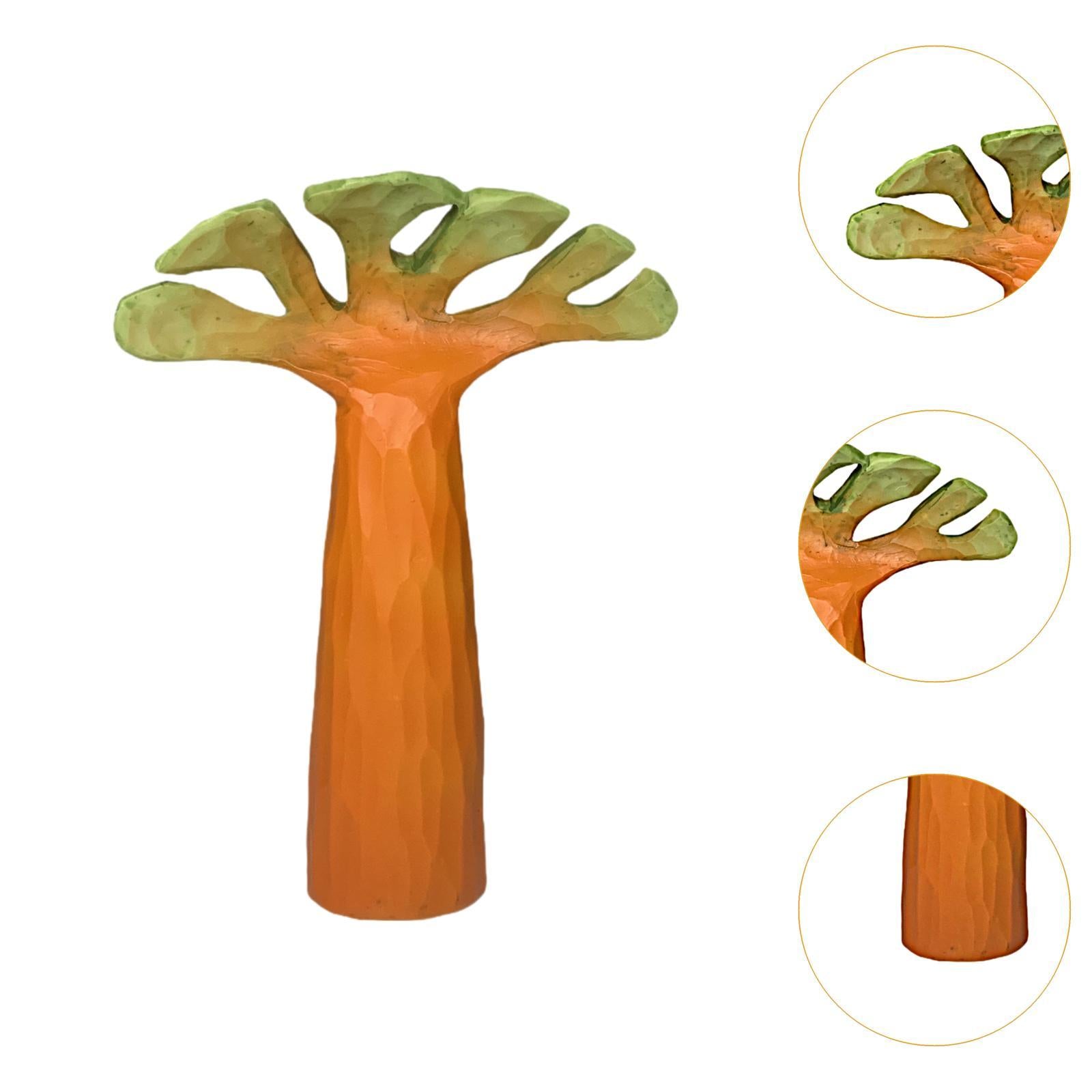 Resin Baobab Tree Model Statue Sculpture for Yoga Studios, Hotels Decorative
