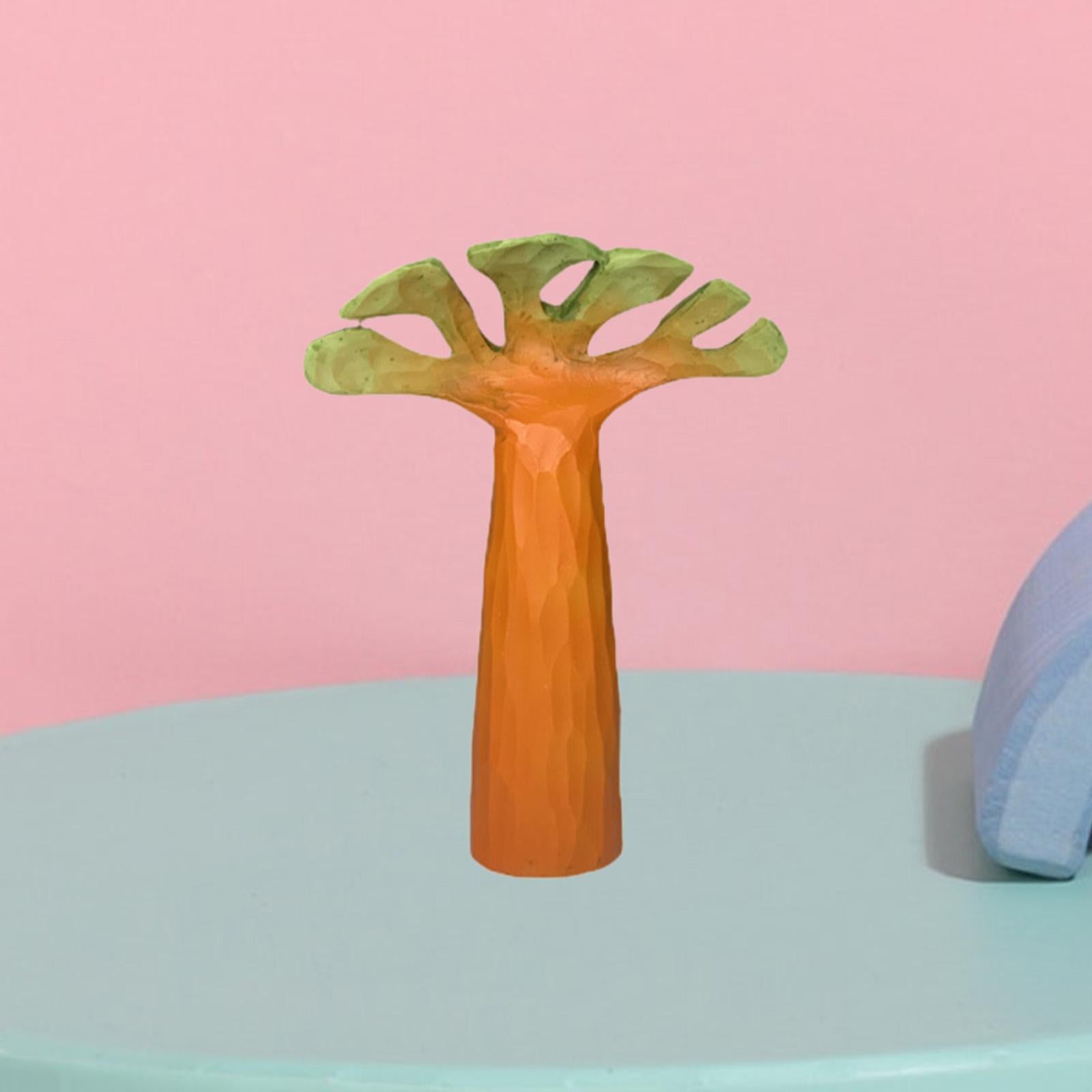 Resin Baobab Tree Model Statue Sculpture for Yoga Studios, Hotels Decorative