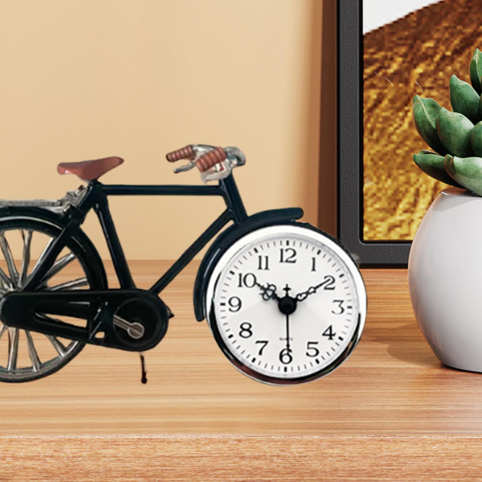 Clock Insert Round Easy Installation Clock Frame Compact Gifts Replace Parts