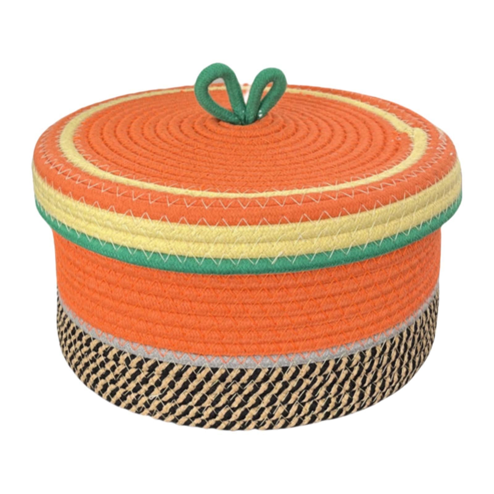 Cotton Rope Storage Basket Storage Basket for Toys Living Room Kitchen