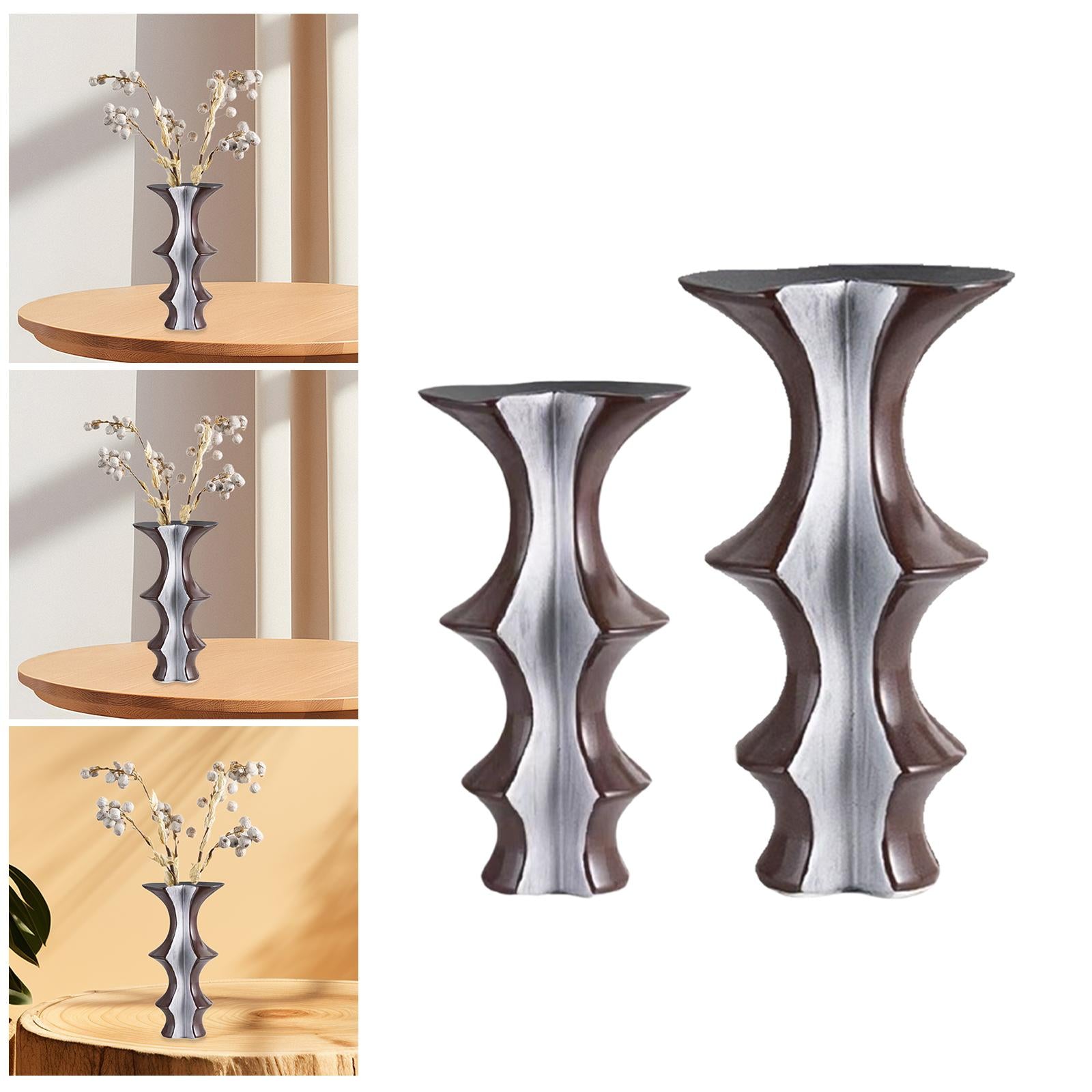Vase Gift Modern Chinese Style Decorative Flower Pot for Garden Bedroom Cafe S