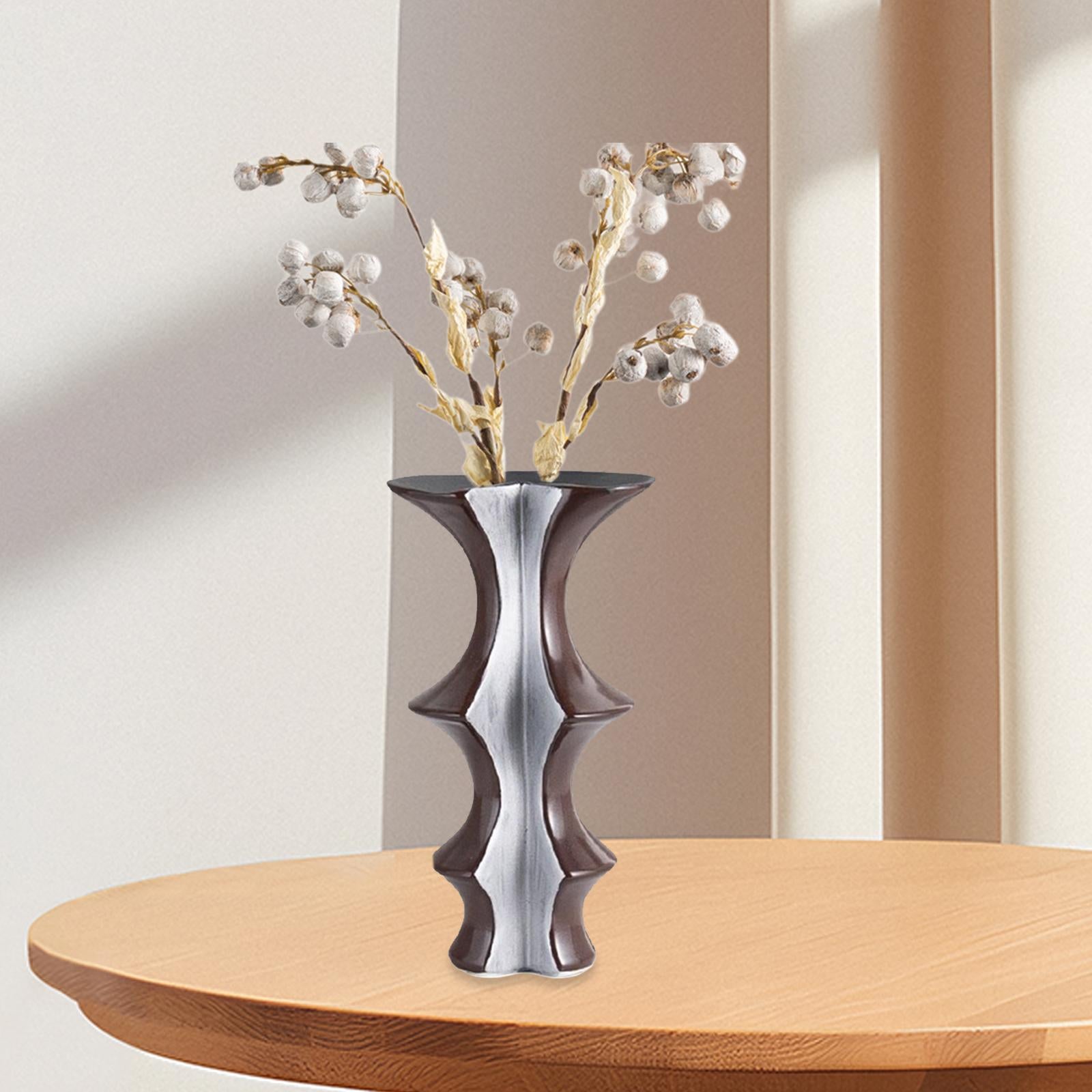 Vase Gift Modern Chinese Style Decorative Flower Pot for Garden Bedroom Cafe L