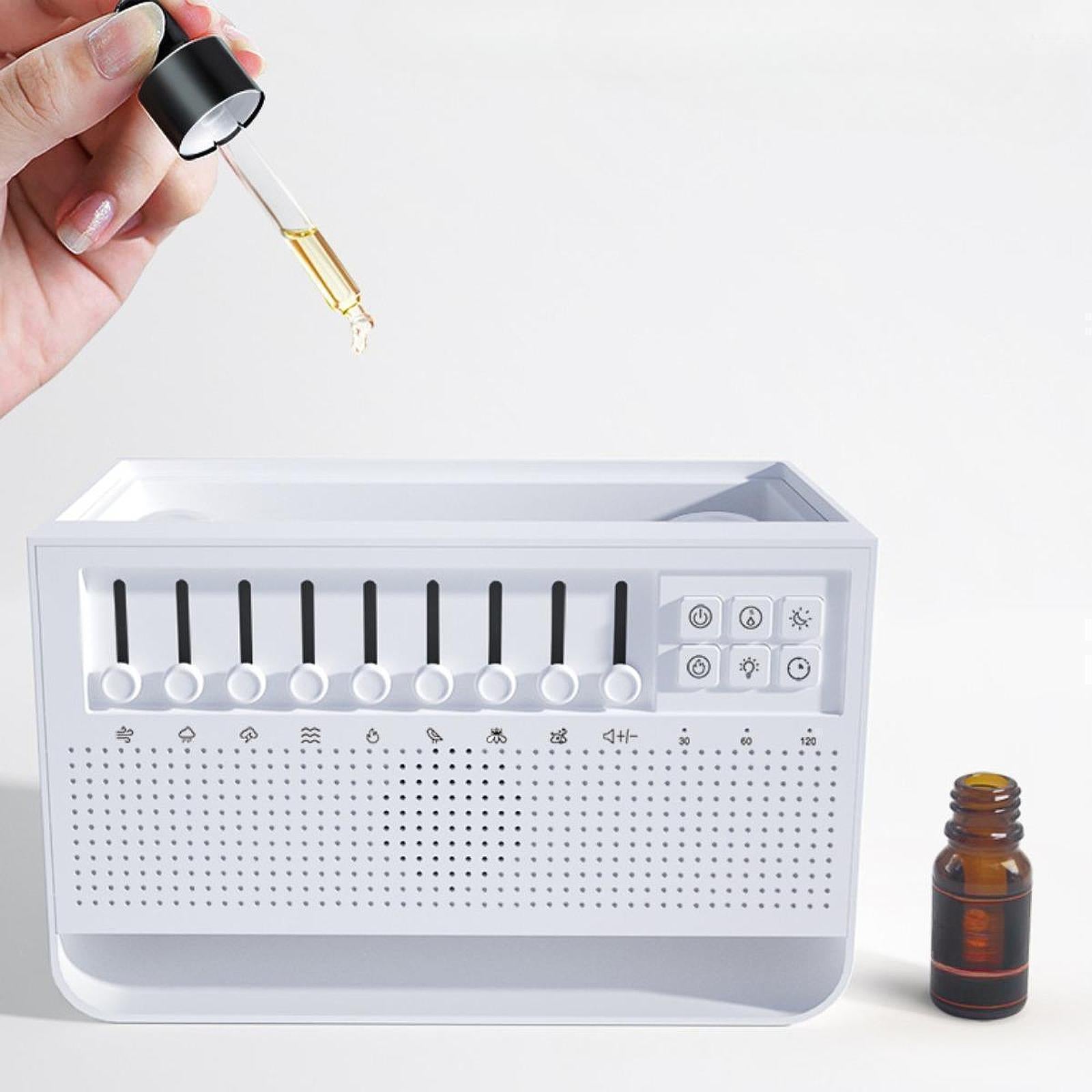 Essential Oil Diffusers Atmosphere Light Decor White for Desktop Bedroom SPA