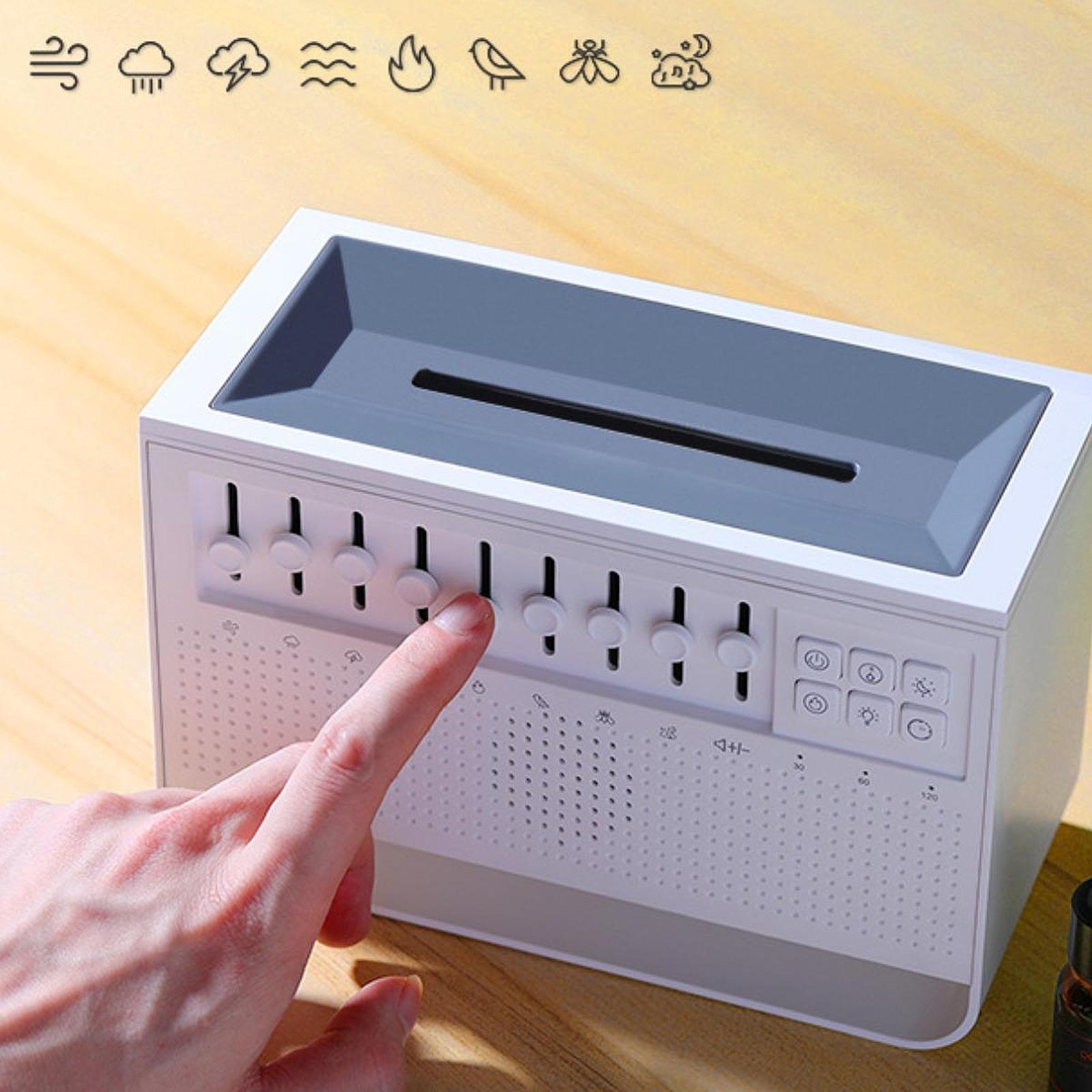 Essential Oil Diffusers Atmosphere Light Decor White for Desktop Bedroom SPA