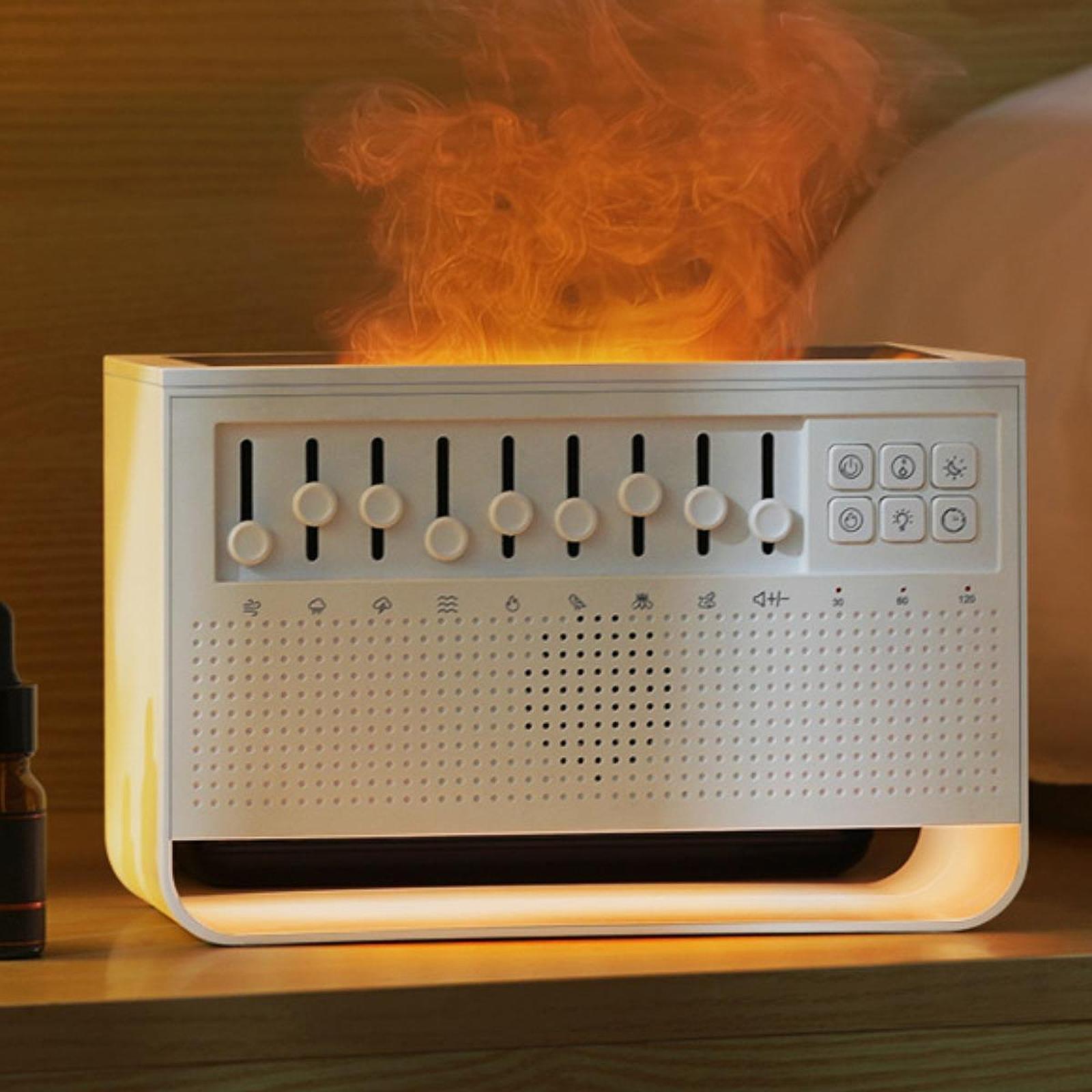 Essential Oil Diffusers Atmosphere Light Decor White for Desktop Bedroom SPA