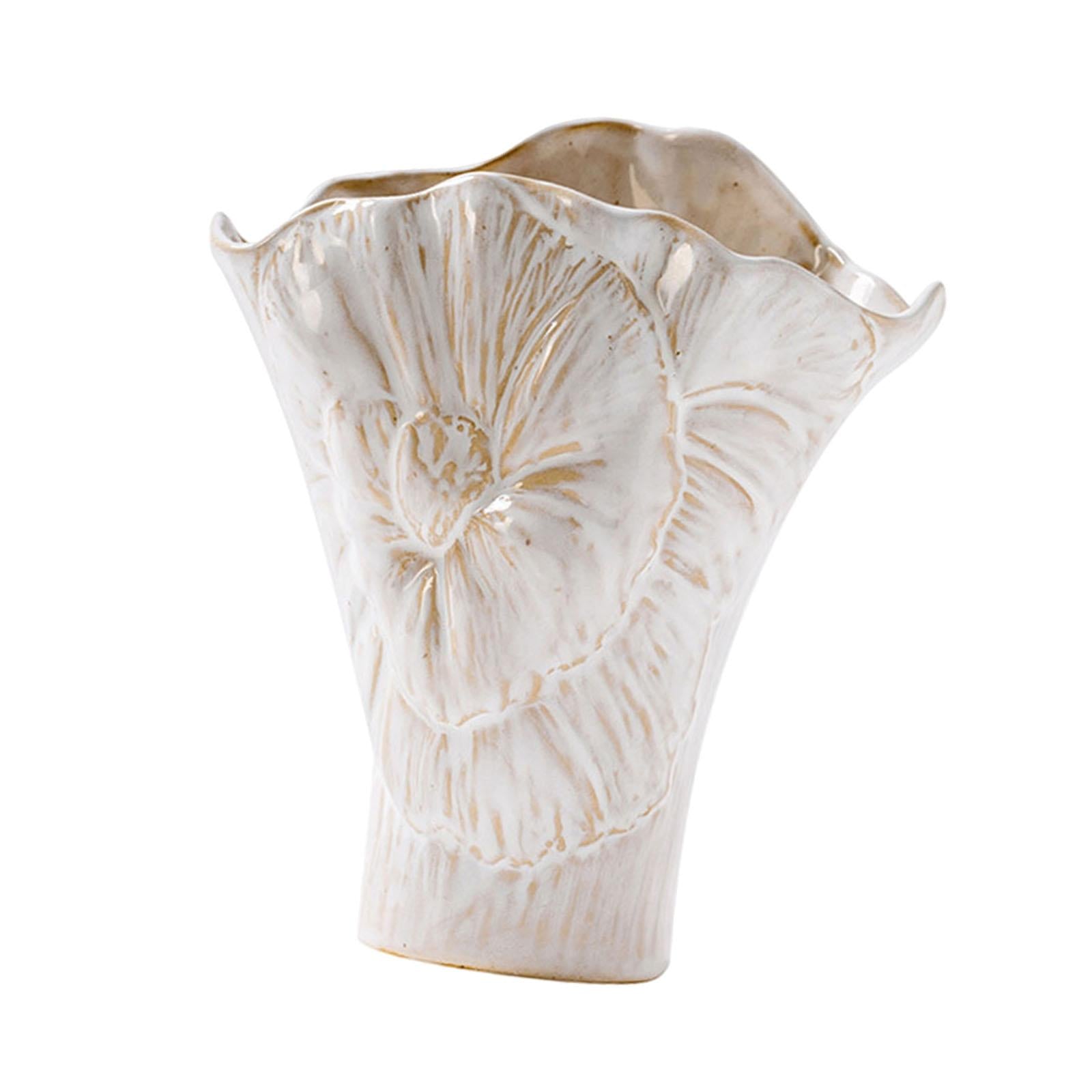 Ceramic Flower Vase Versatile Unique Stylish for Bedroom Office Coffee Table