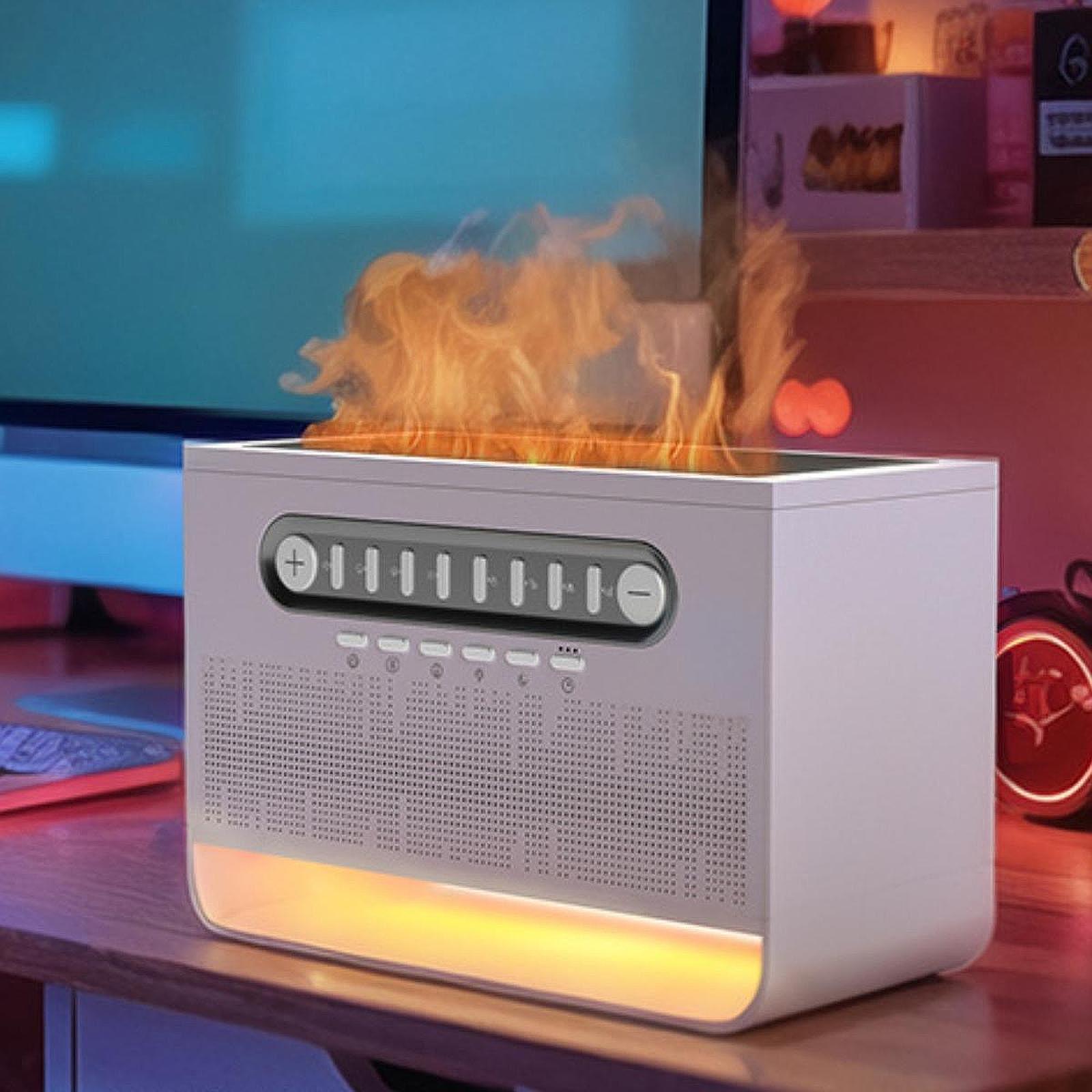 Aroma Humidifier Timer Portable Speaker for Bedside Table Indoor Living Room
