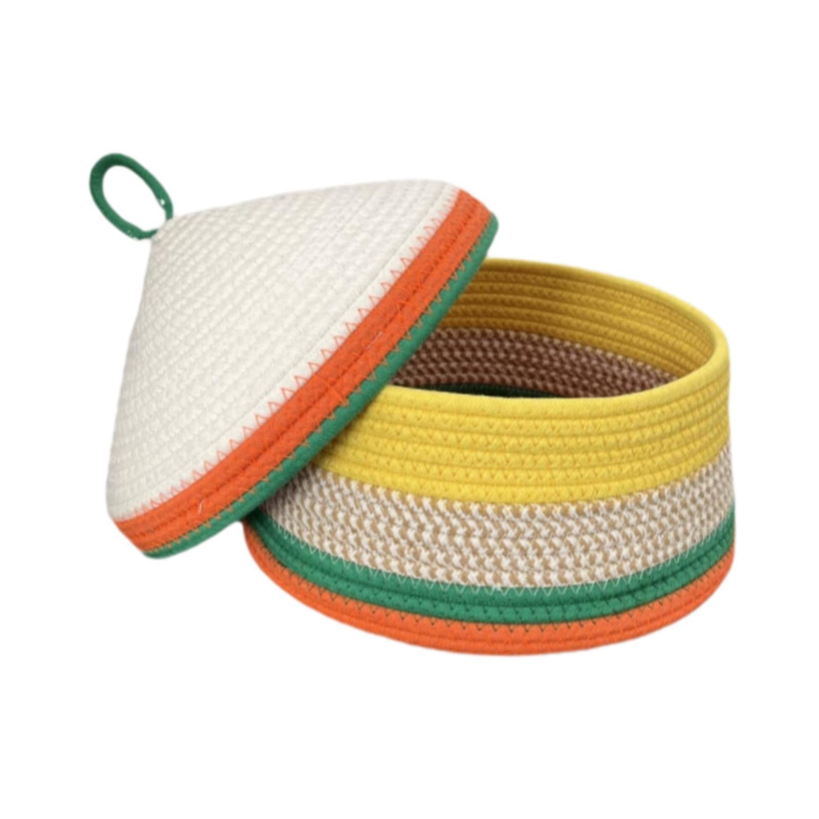 Desktop Storage Basket Decor Cosmetics Bin for Dressing Room Hotel Apartment