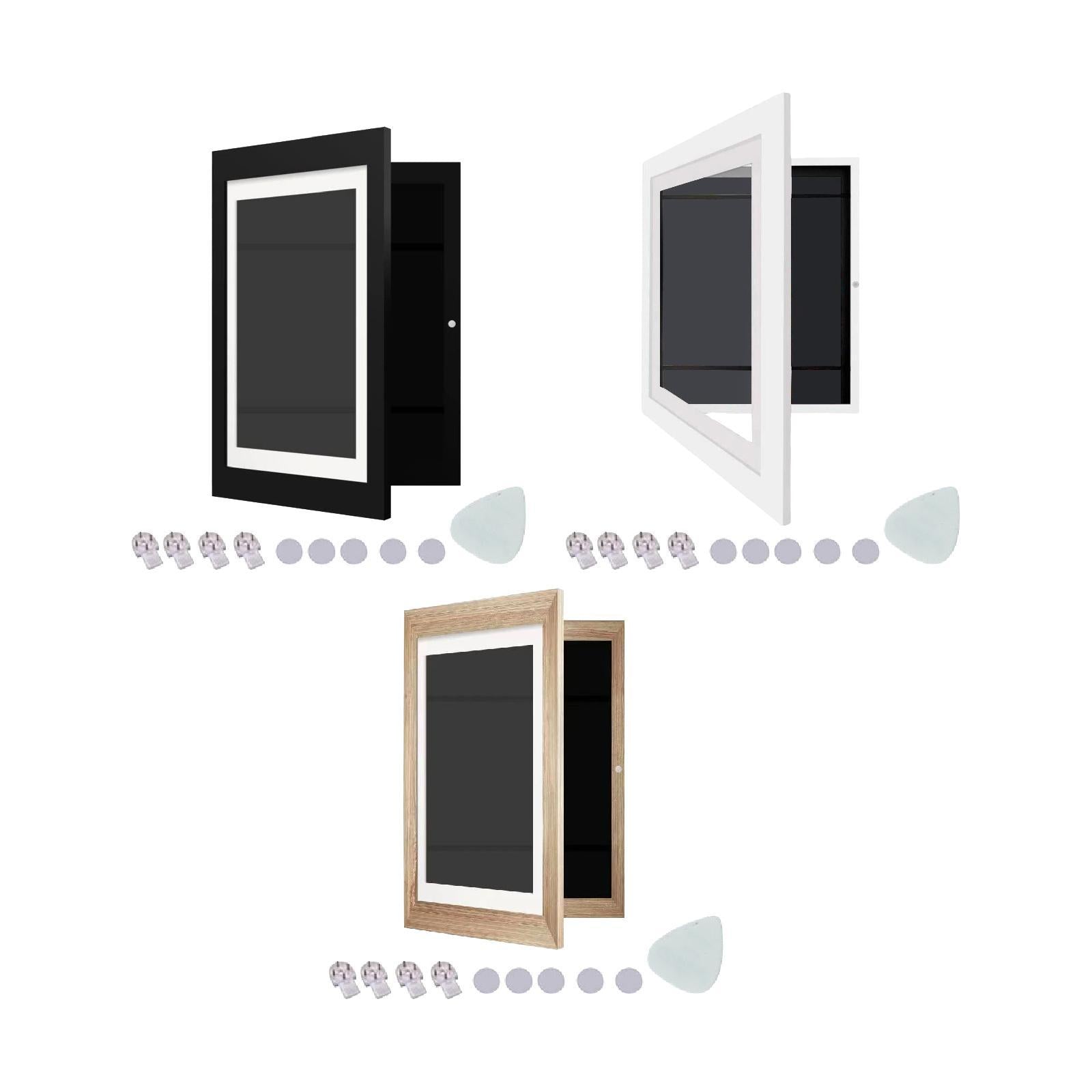 8K Kids Art Display Frame Accessory for Certificates Documents Picture Frame Black Frame