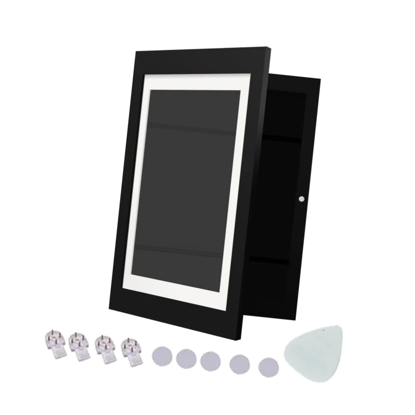 8K Kids Art Display Frame Accessory for Certificates Documents Picture Frame Black Frame