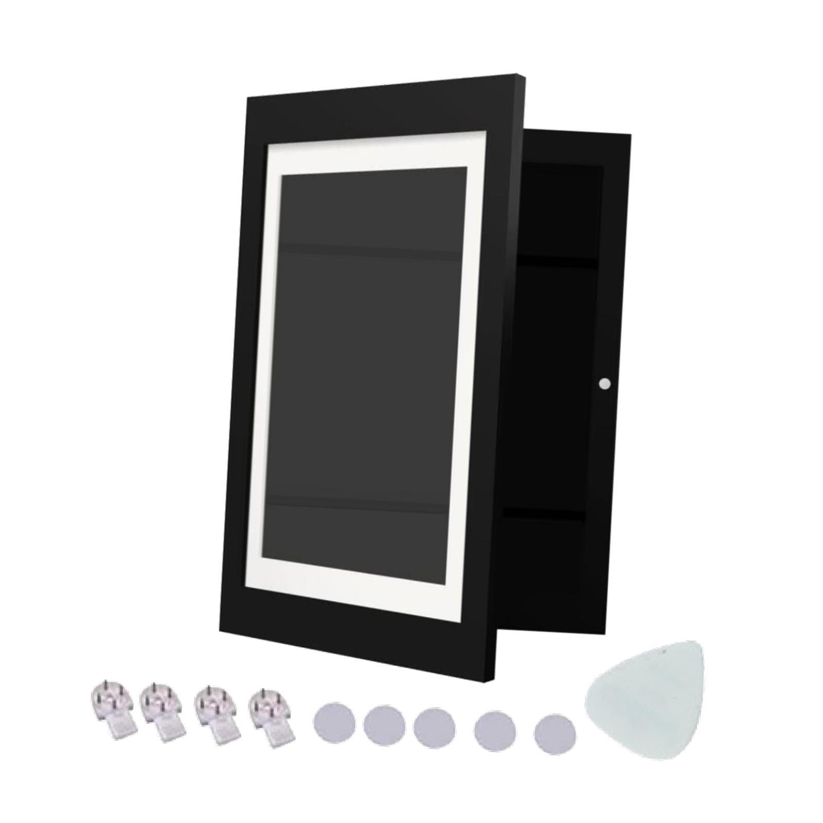 8K Kids Art Display Frame Accessory for Certificates Documents Picture Frame Black Frame
