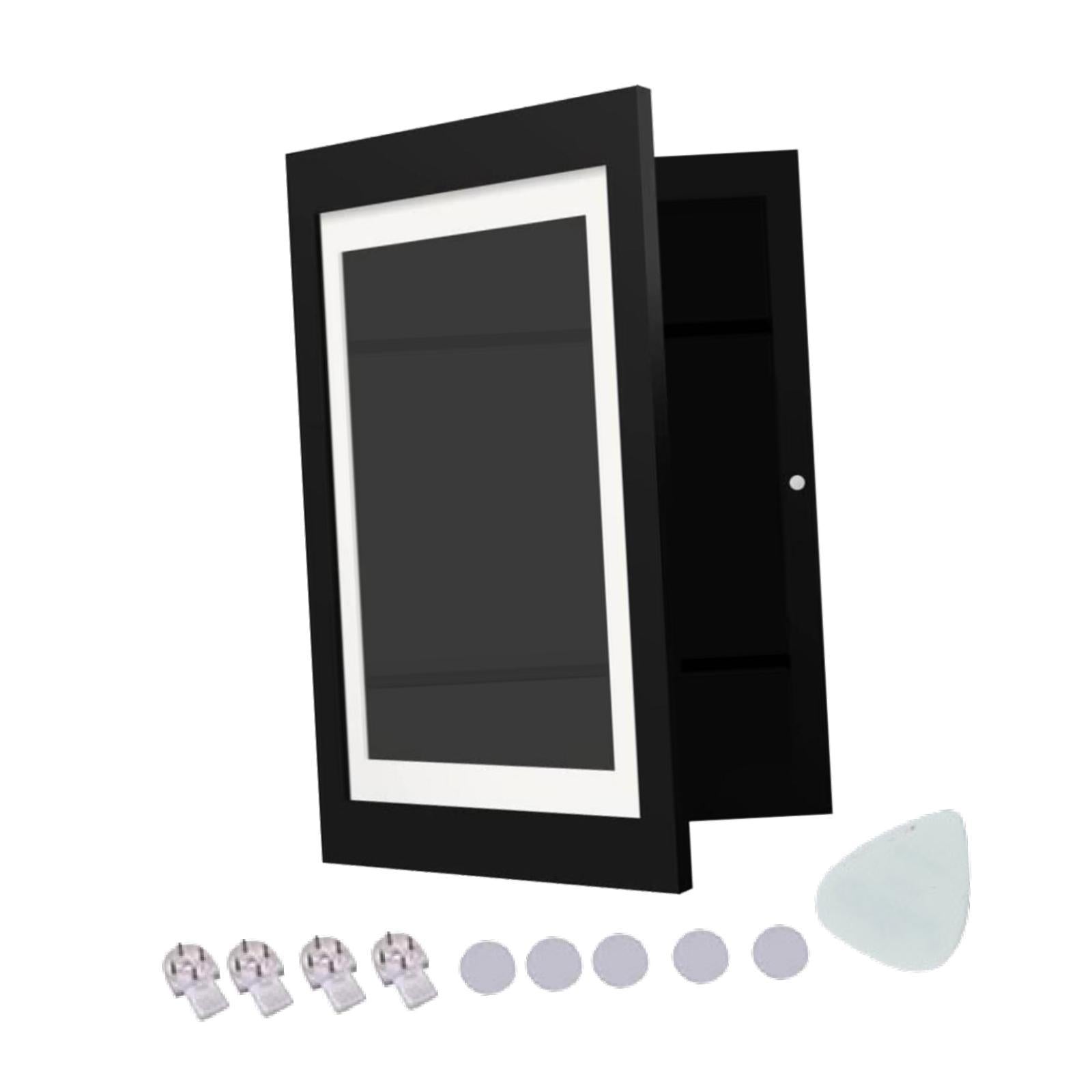 8K Kids Art Display Frame Accessory for Certificates Documents Picture Frame Black Frame