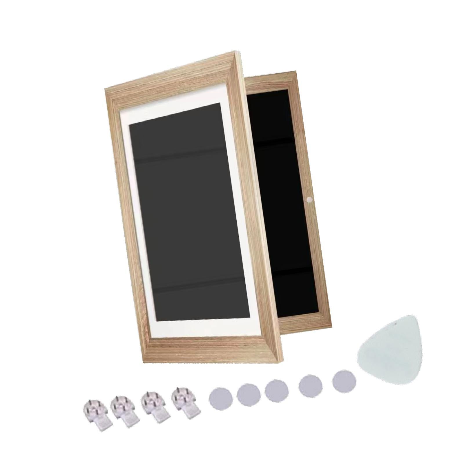 8K Kids Art Display Frame Accessory for Certificates Documents Picture Frame Wood Color Frame