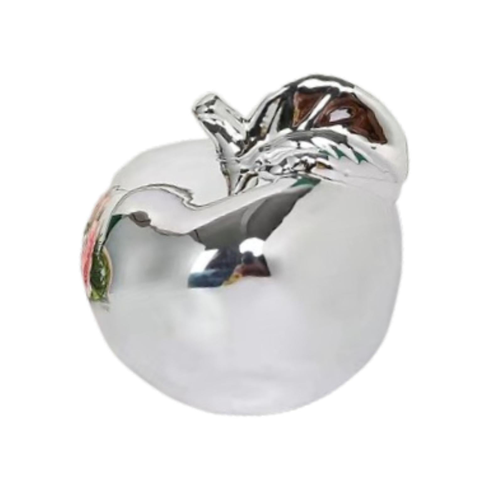 Fruit Sculpture Delicate Collection Ornament for Restaurants Offices Porches S Silver