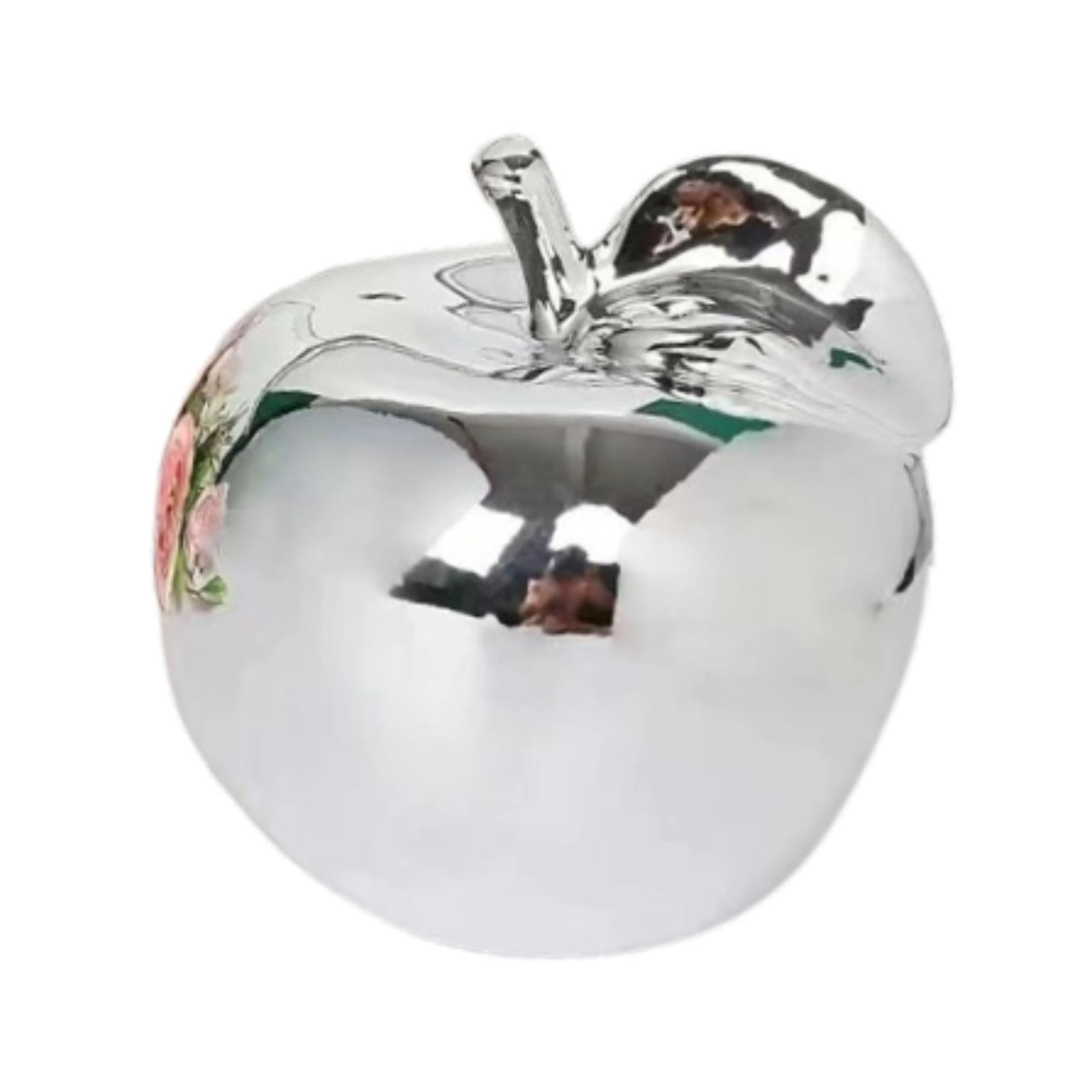 Fruit Sculpture Delicate Collection Ornament for Restaurants Offices Porches M Silver