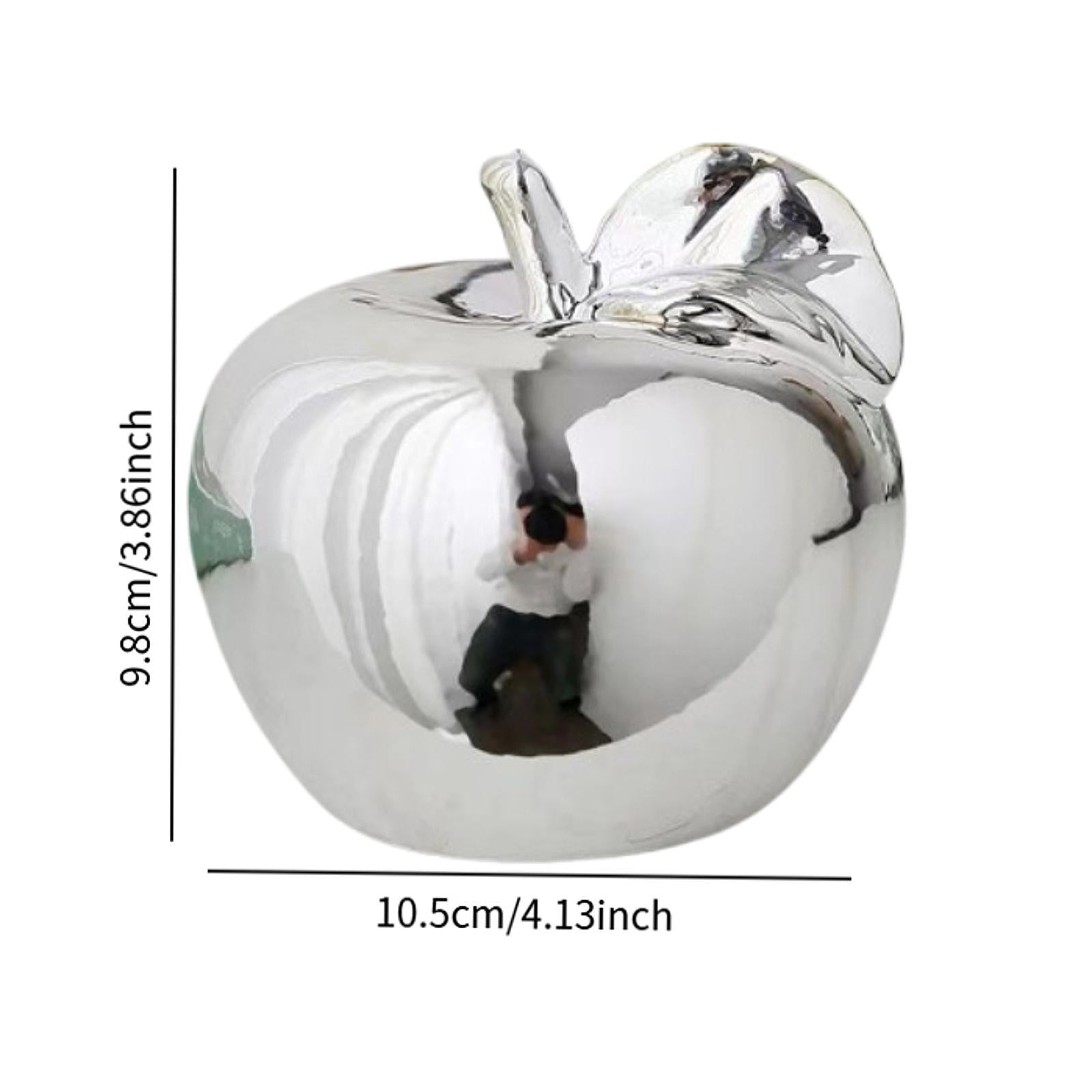 Fruit Sculpture Delicate Collection Ornament for Restaurants Offices Porches L Silver