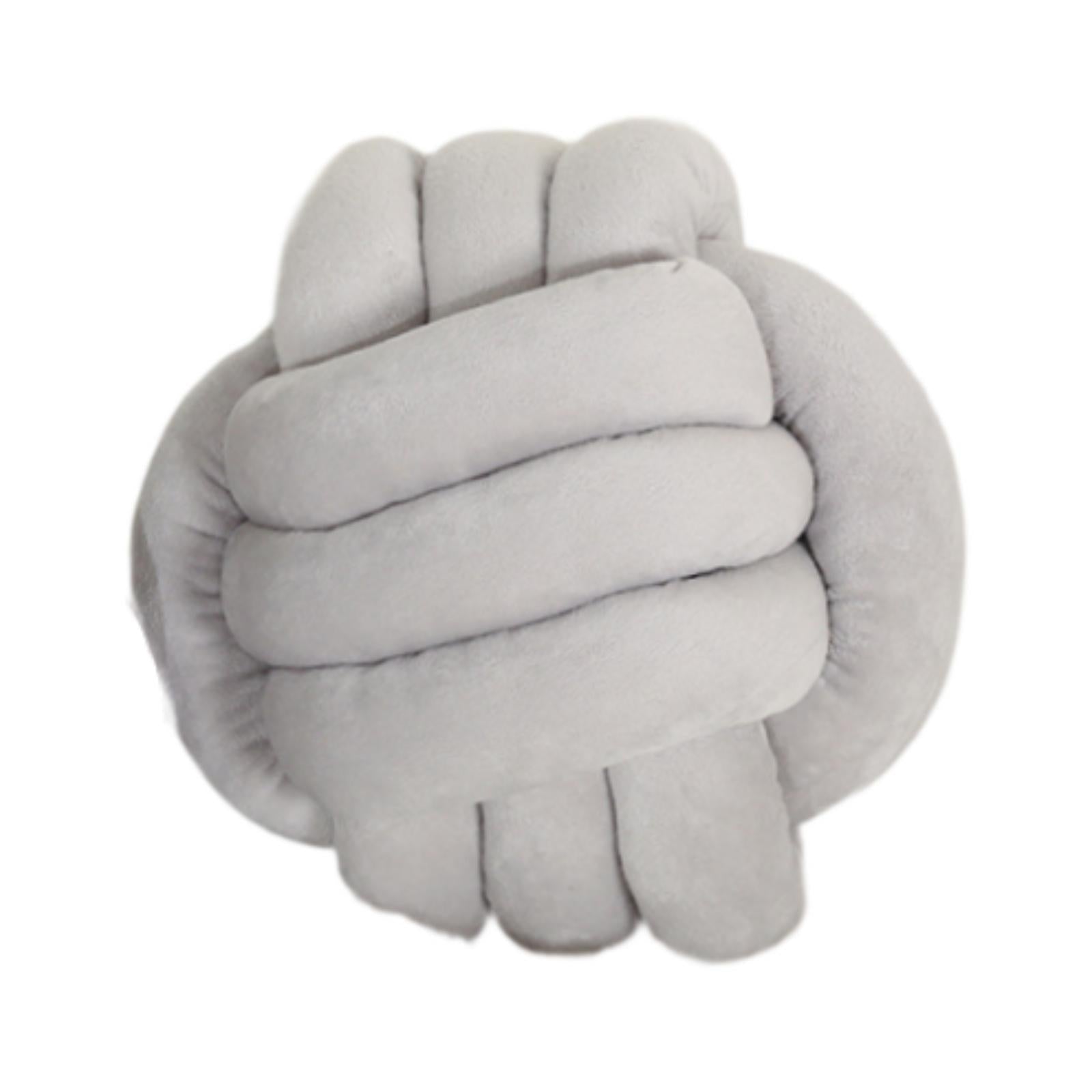 Knot Pillow Ball Aesthetic Handmade Decorative for Chair Living Room Bedroom