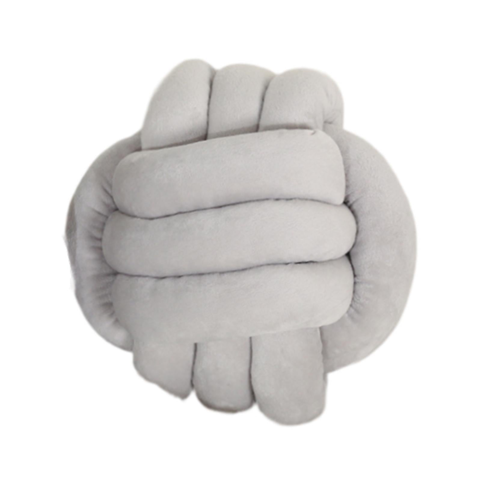 Knot Pillow Ball Aesthetic Handmade Decorative for Chair Living Room Bedroom