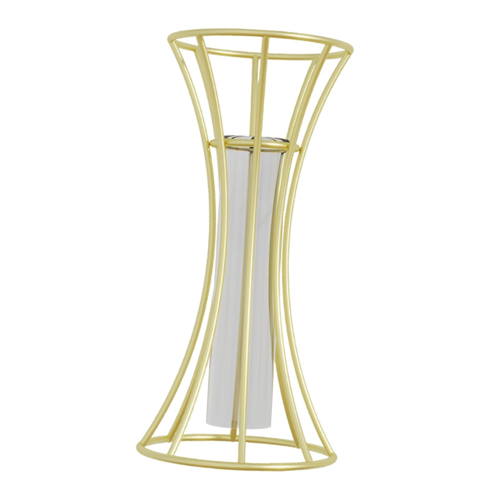 Glass Flower Vase Aesthetic Tabletop Ornament for Bedroom Dining Table Party Funnel Shaped