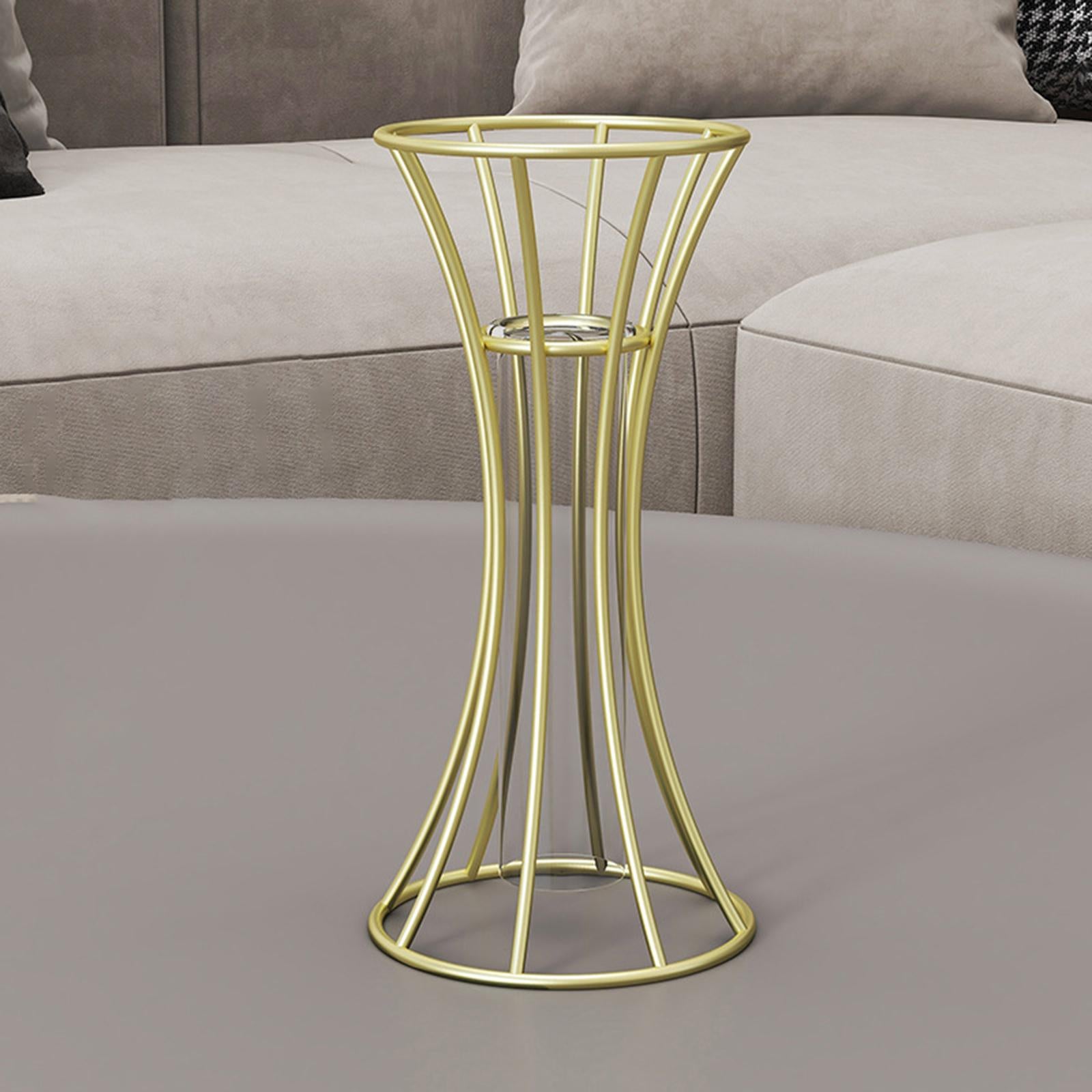 Glass Flower Vase Aesthetic Tabletop Ornament for Bedroom Dining Table Party Funnel Shaped