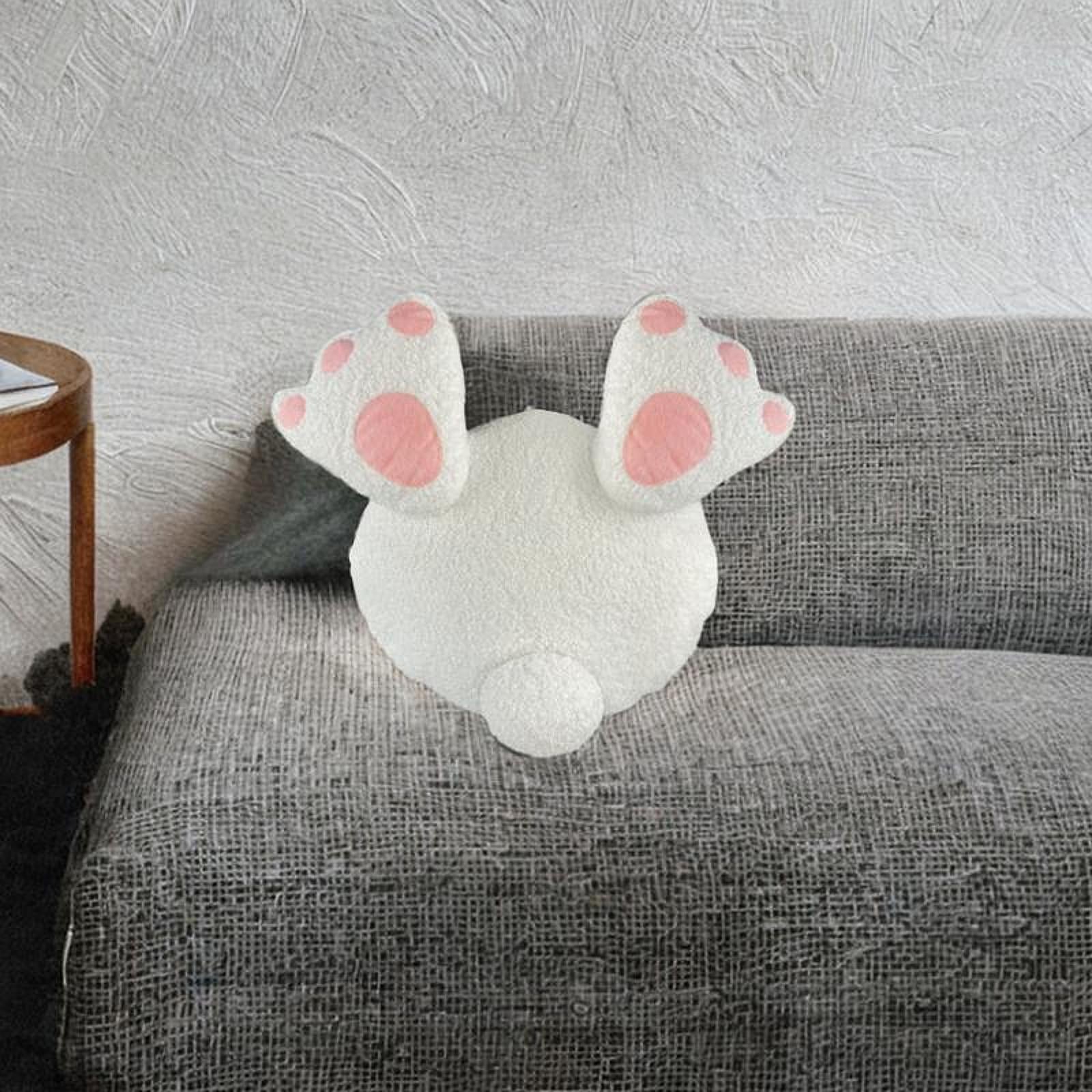 Easter Bunny Stuffed Toy Plush Cute Pillow for Decoration Party Living Room Rabbit butt