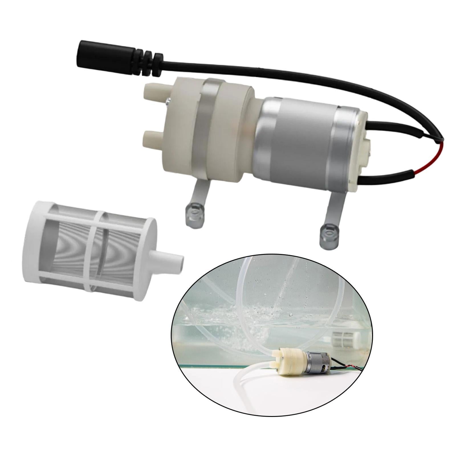 Self Priming Diaphragm Pump DC 12V Quiet for Water Coolers RV Water Dispenser With Cable