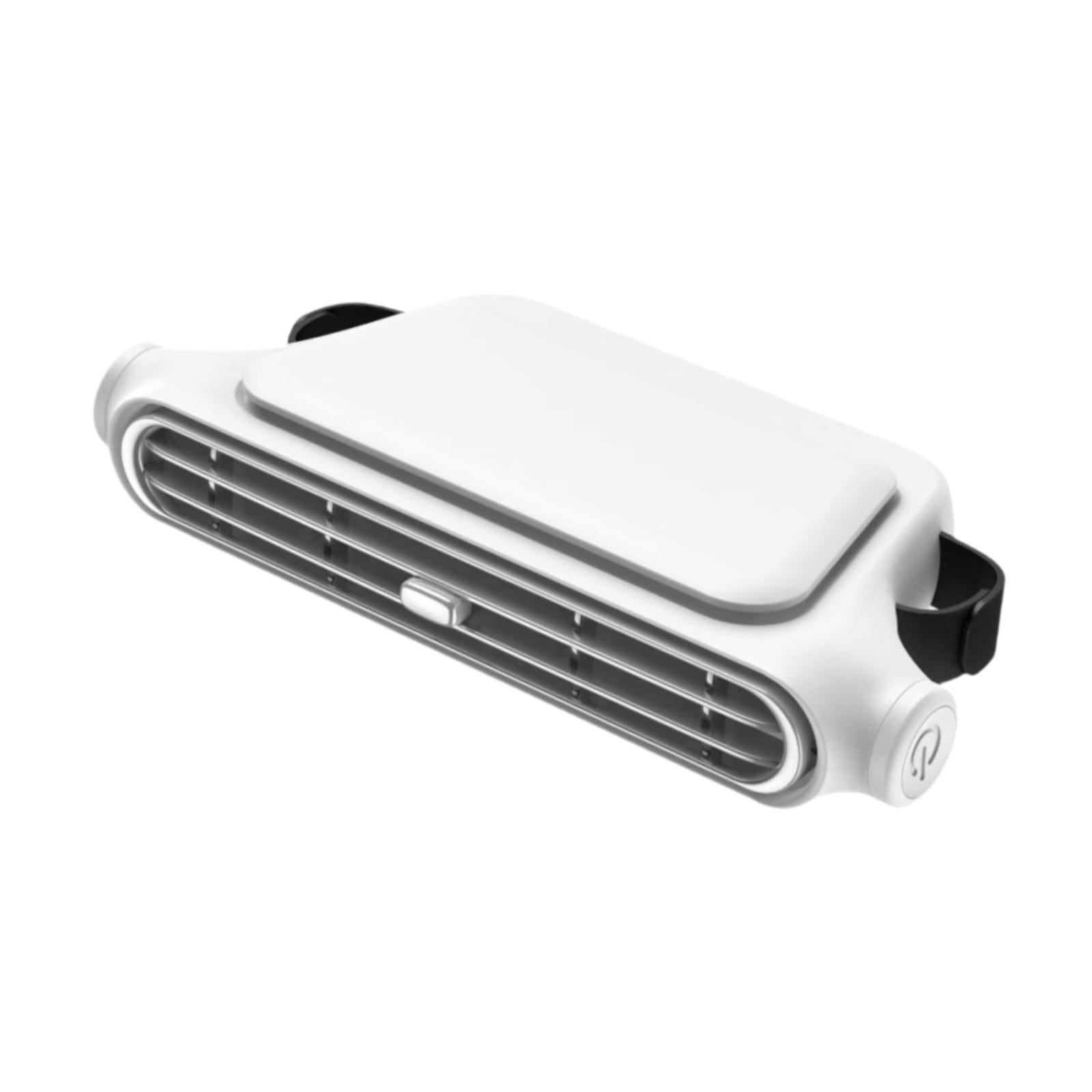 Cars Seat Fan for Backseat USB Plug Driving Automotive Trucks RV Cooling Fan White