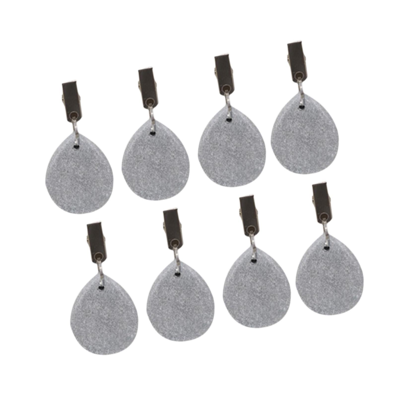 8x Tablecloth Weights Dinner Table Cover Decoration for Garden Indoor Picnic Gray 6 cm