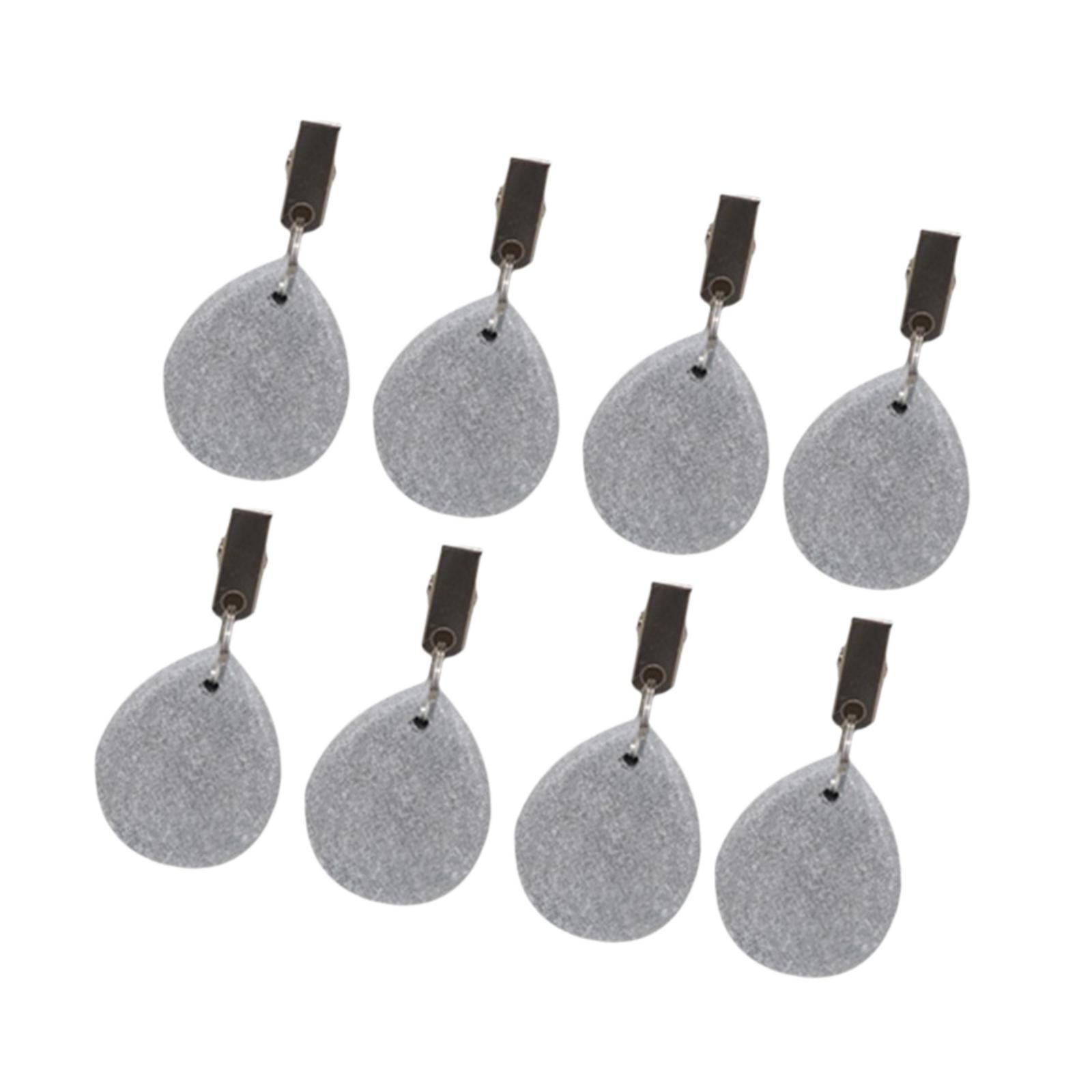 8x Tablecloth Weights Dinner Table Cover Decoration for Garden Indoor Picnic Gray 4 cm