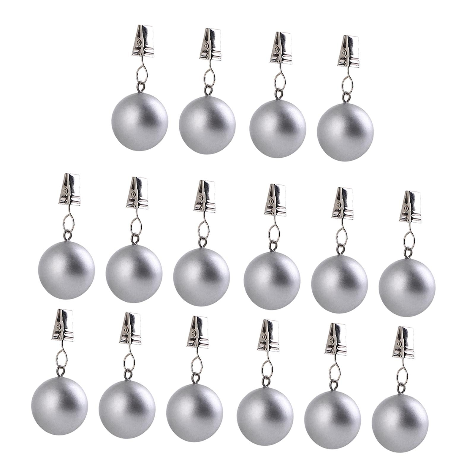 Tablecloth Weights Decoration Hangers for Shower Curtains Table Cloth Dinner 16pcs