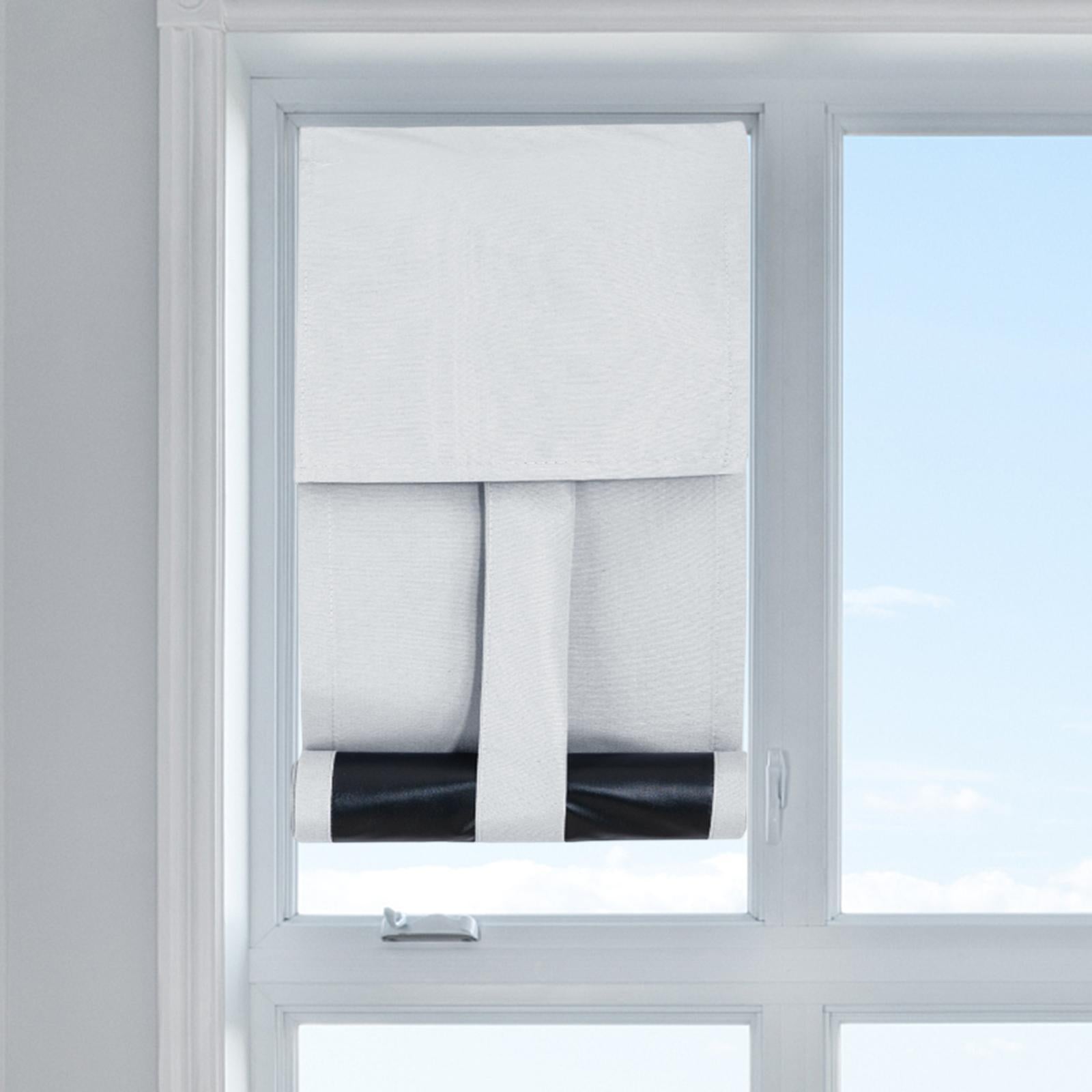 Door Window Shade Curtain 25x77cm Lightweight Premium Replace Covering Drape White