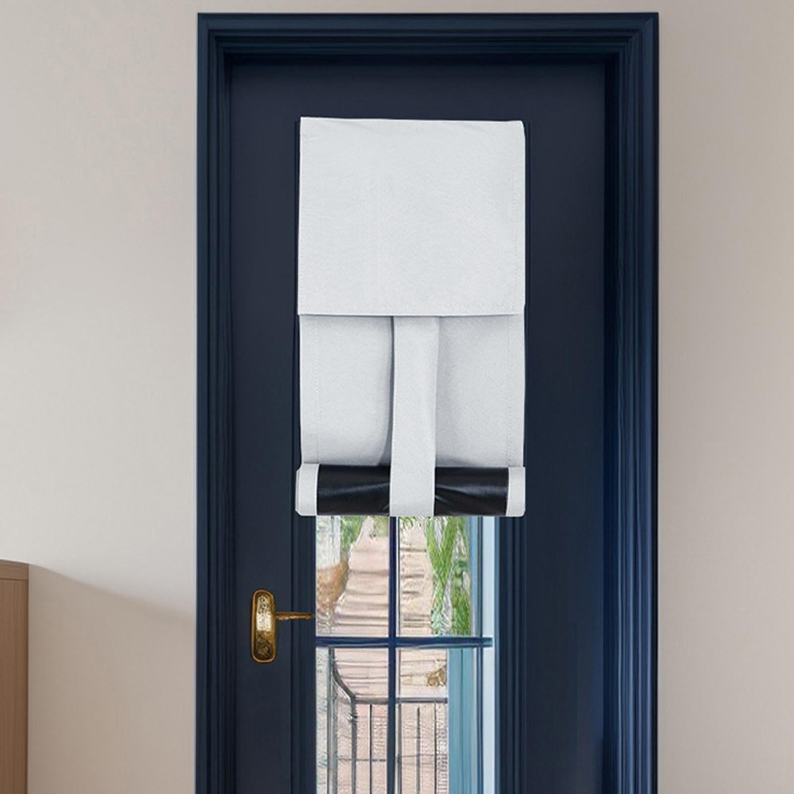 Door Window Shade Curtain 25x77cm Lightweight Premium Replace Covering Drape White