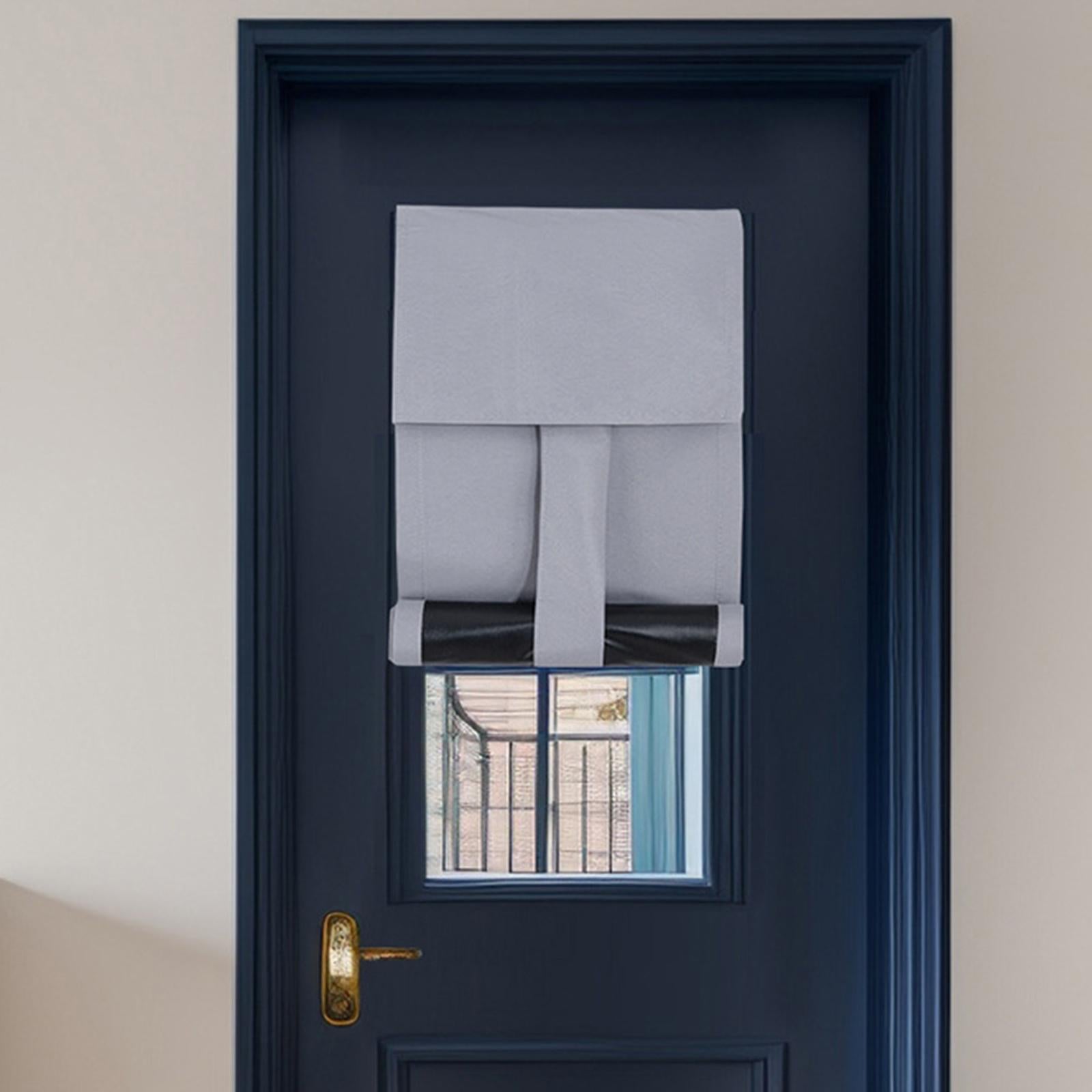 Door Window Shade Curtain 25x77cm Lightweight Premium Replace Covering Drape Light Grey