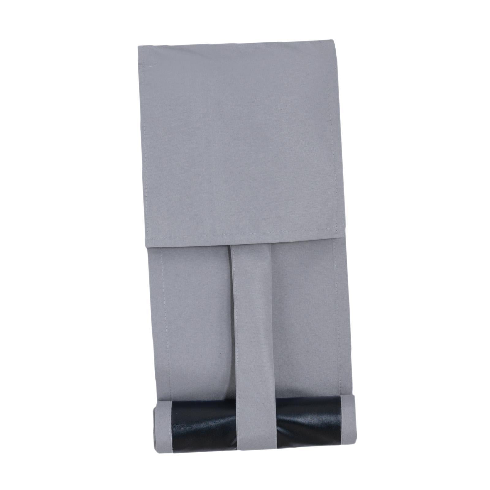 Door Window Shade Curtain 25x77cm Lightweight Premium Replace Covering Drape Light Grey