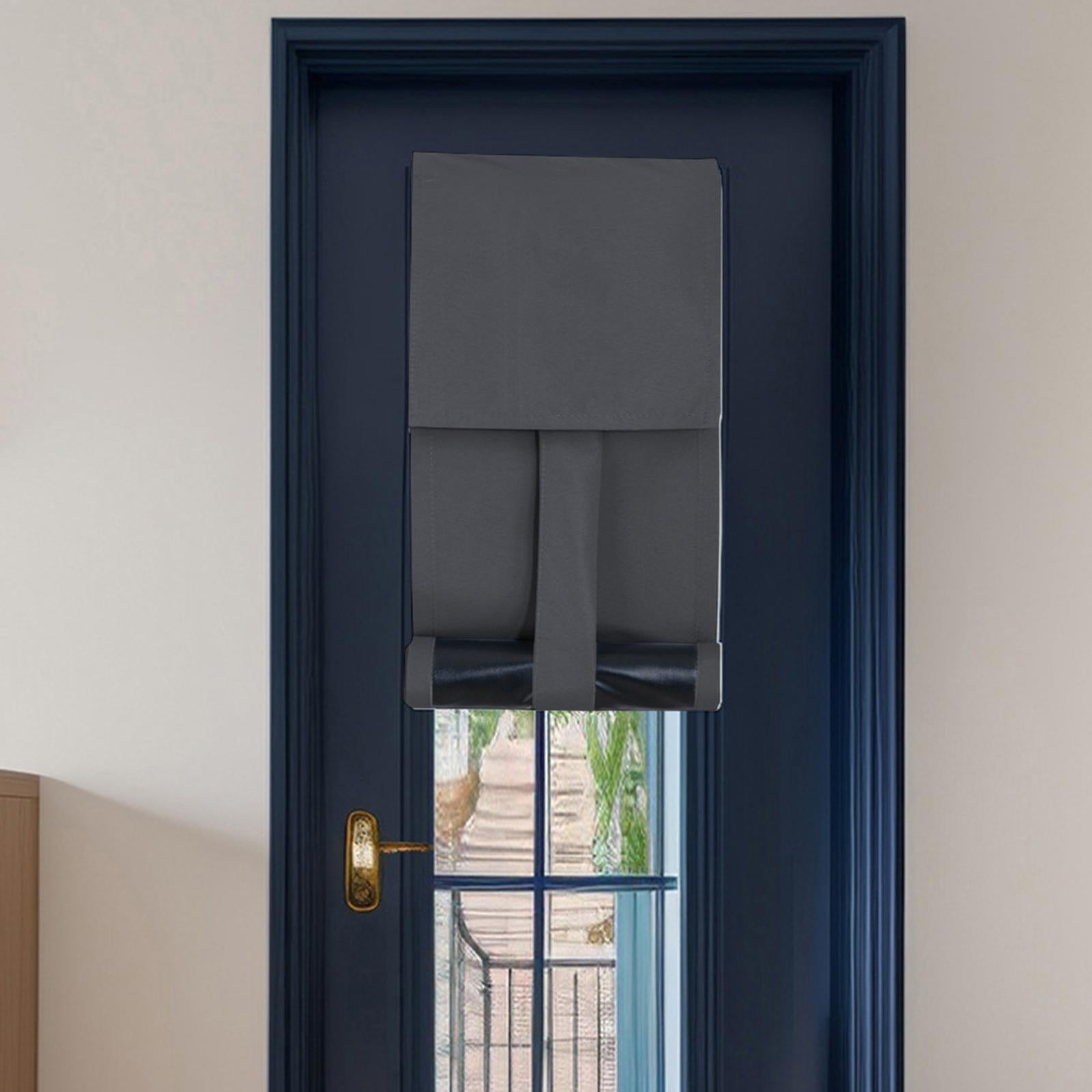 Door Window Shade Curtain 25x77cm Lightweight Premium Replace Covering Drape Dark Grey