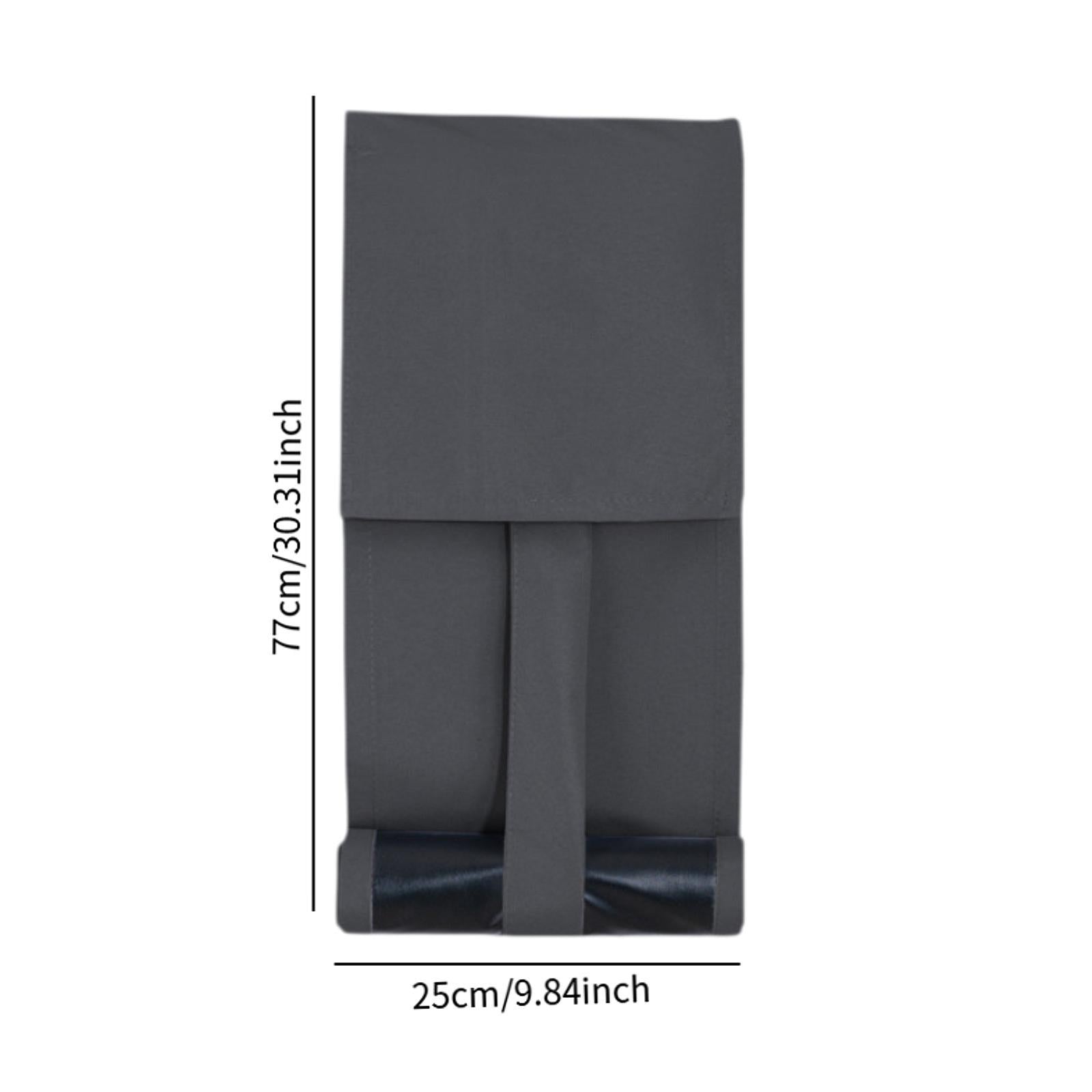 Door Window Shade Curtain 25x77cm Lightweight Premium Replace Covering Drape Dark Grey