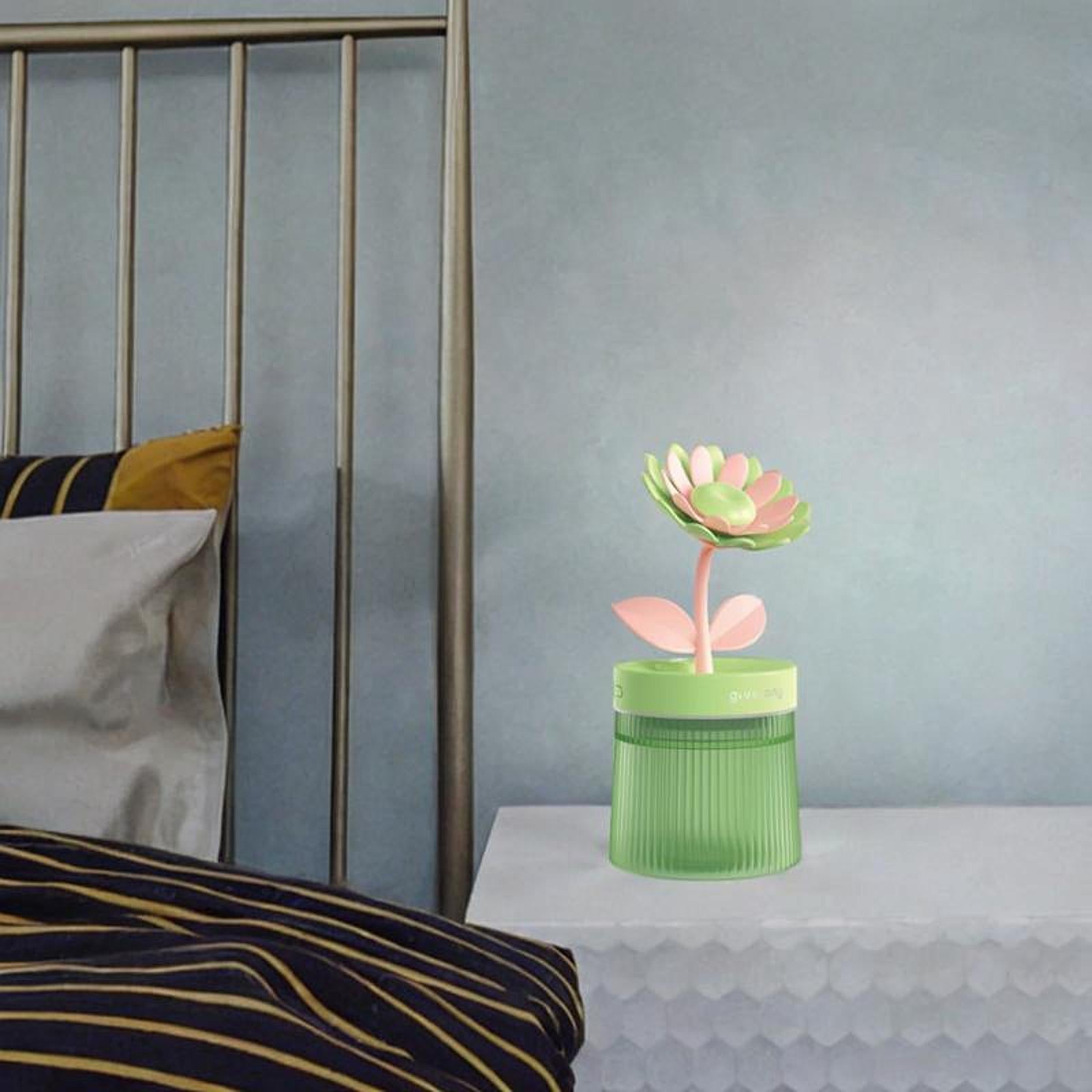 Mini Air Humidifier USB Essential Oil Diffuser for NightStand Bedroom Beside Green