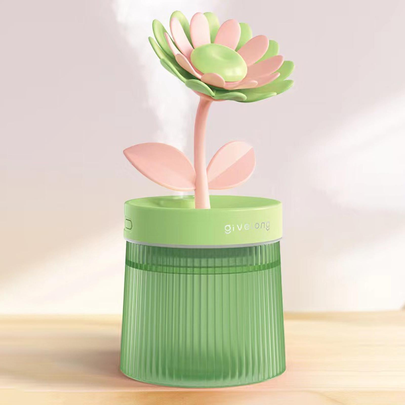 Mini Air Humidifier USB Essential Oil Diffuser for NightStand Bedroom Beside Green
