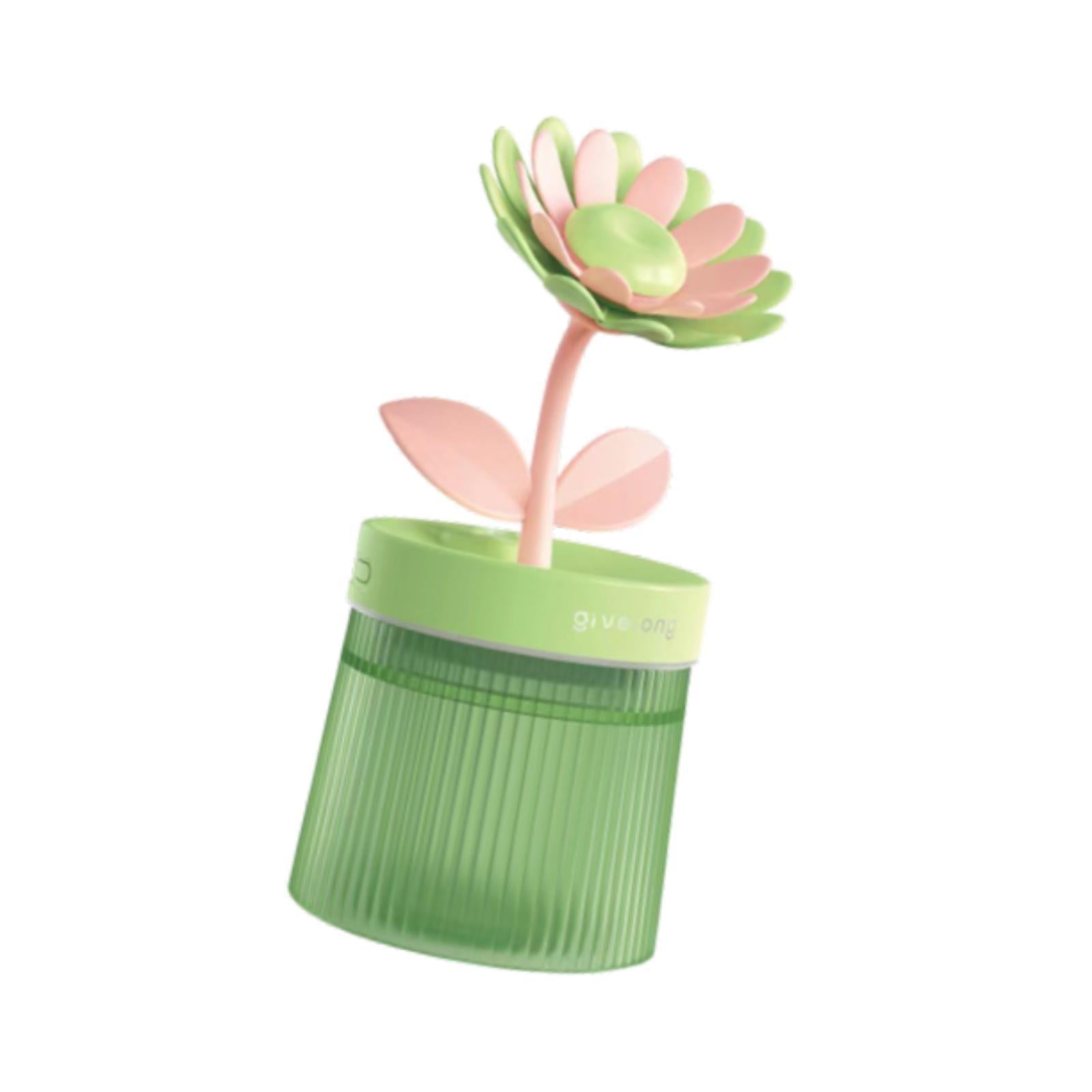 Mini Air Humidifier USB Essential Oil Diffuser for NightStand Bedroom Beside Green